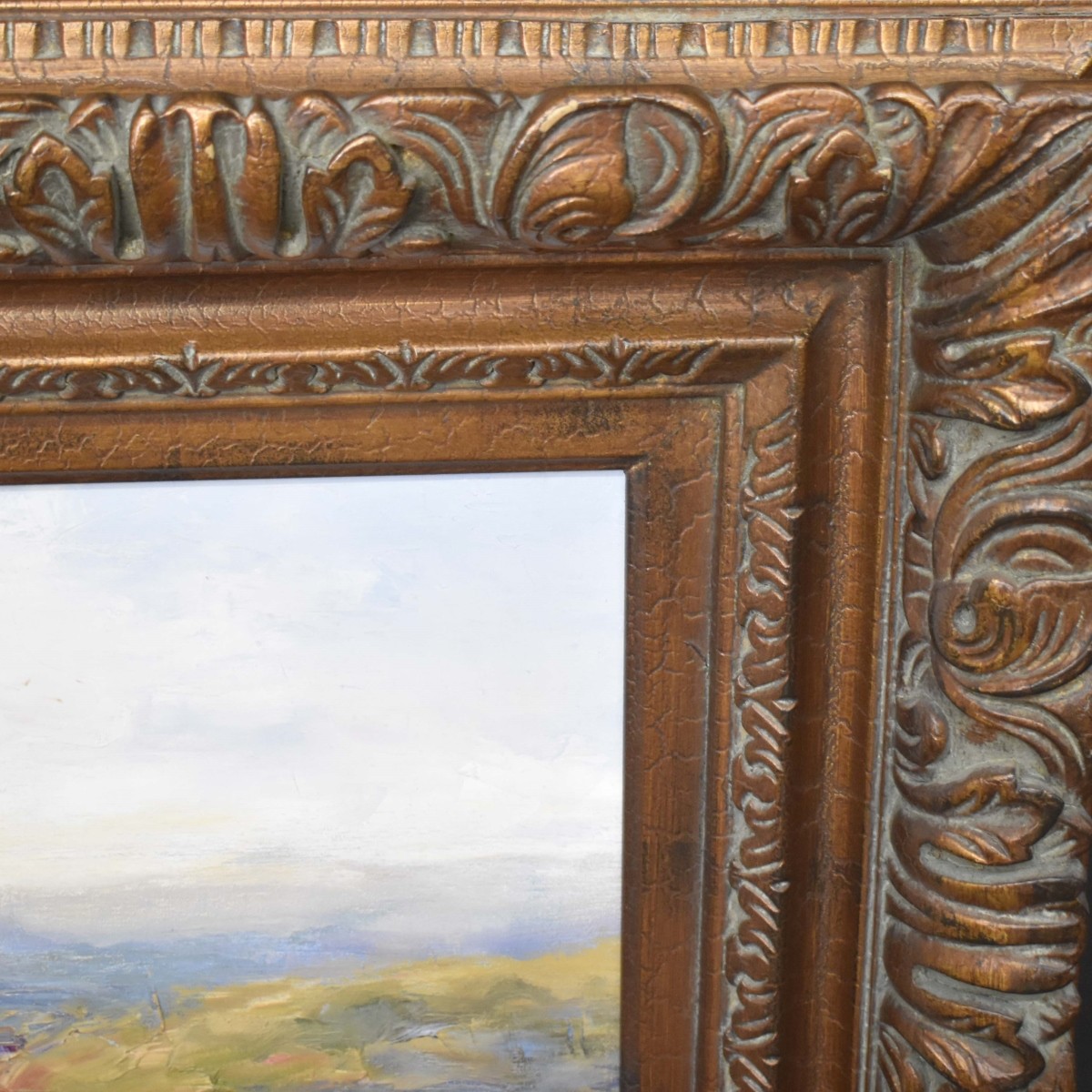 Acrylic on Canvas of a Costal Scene