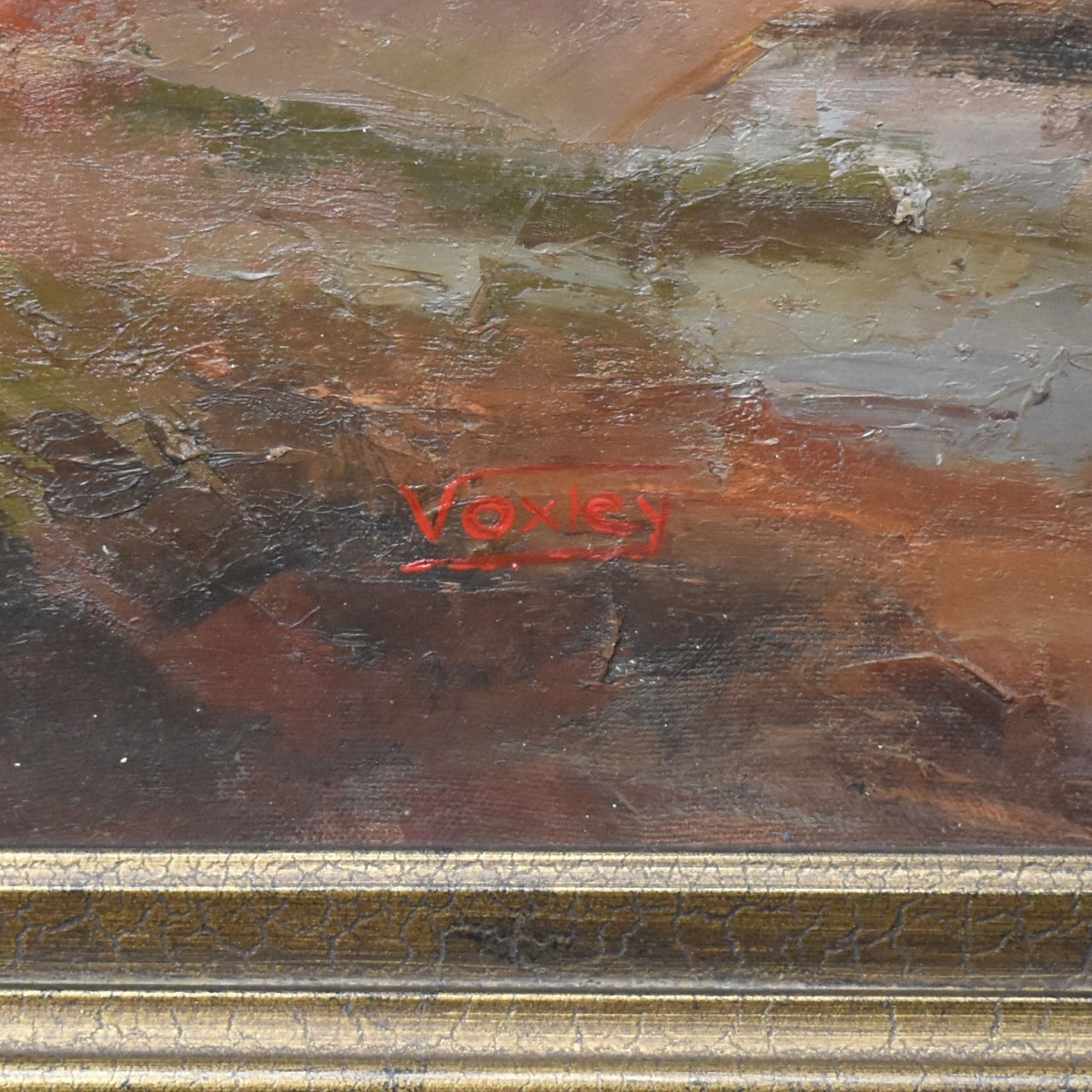 Oil on Canvas of Boats