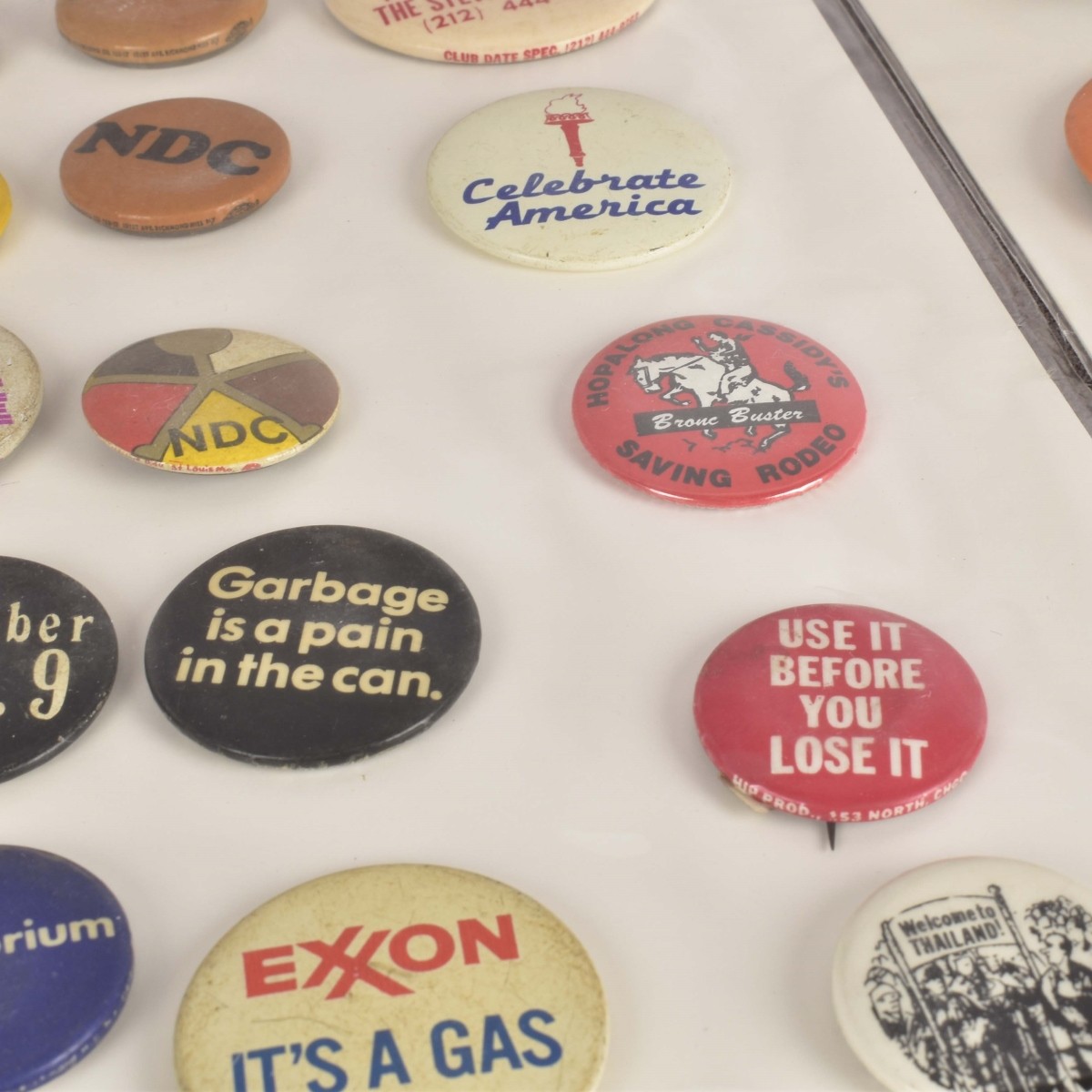 Collection of Campaign-Assorted Buttons