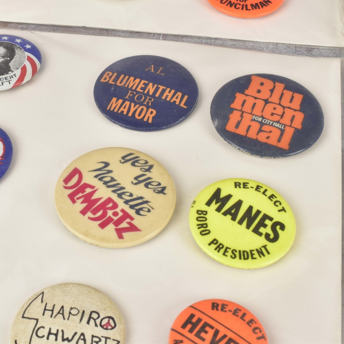 Collection of Campaign-Assorted Buttons