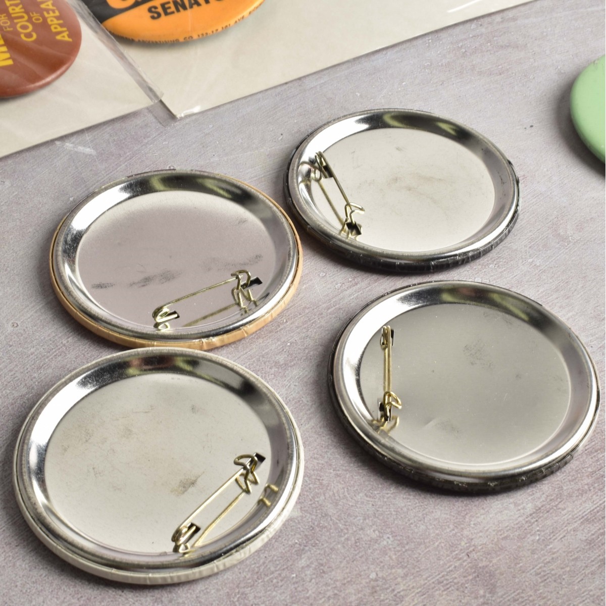 Collection of Campaign-Assorted Buttons