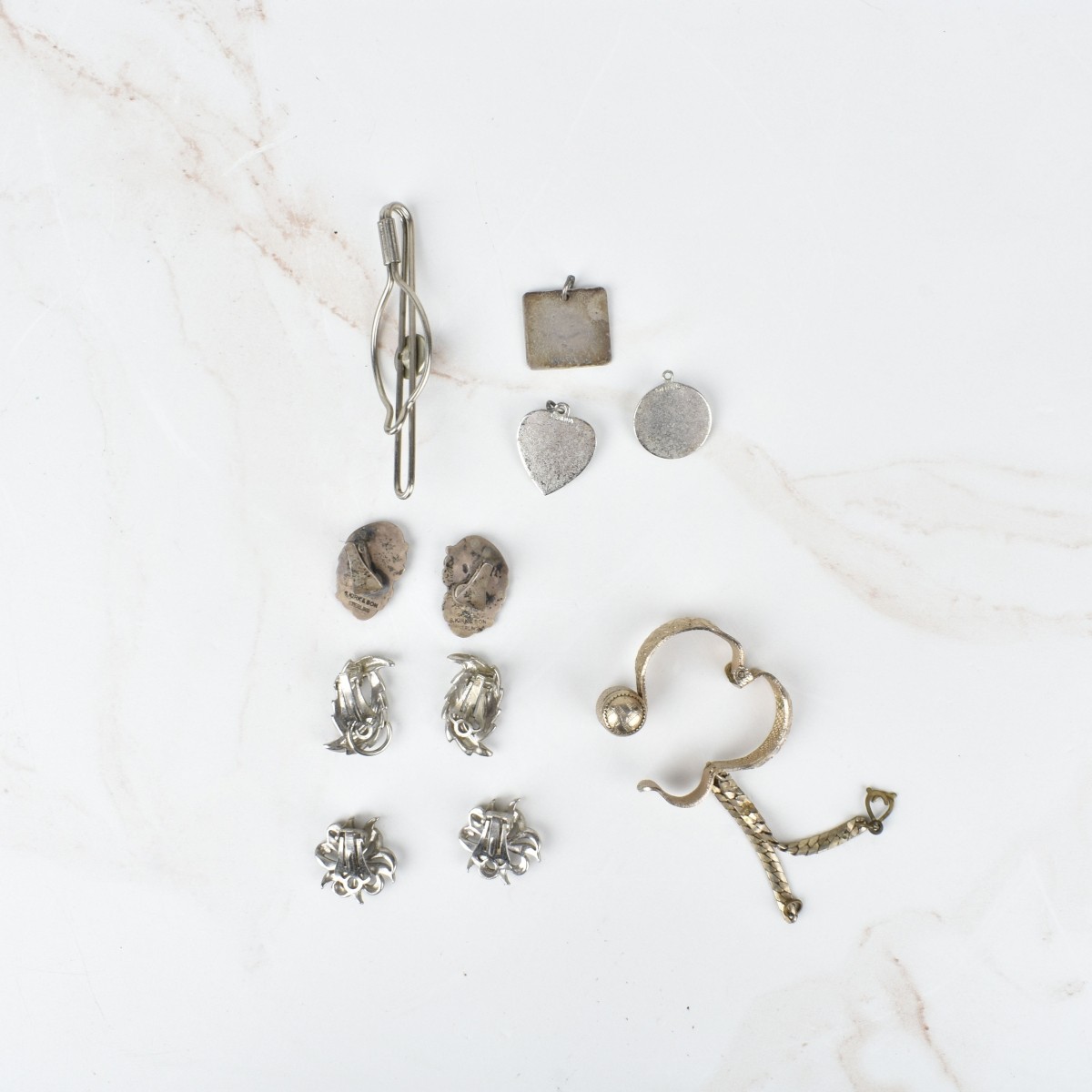 Silver and Sterling Jewelry and Thimbles