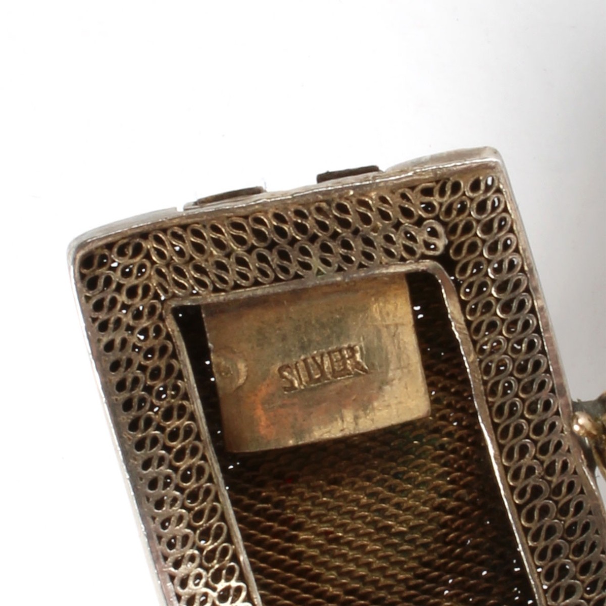 Vintage Filigree and Coral Bracelet