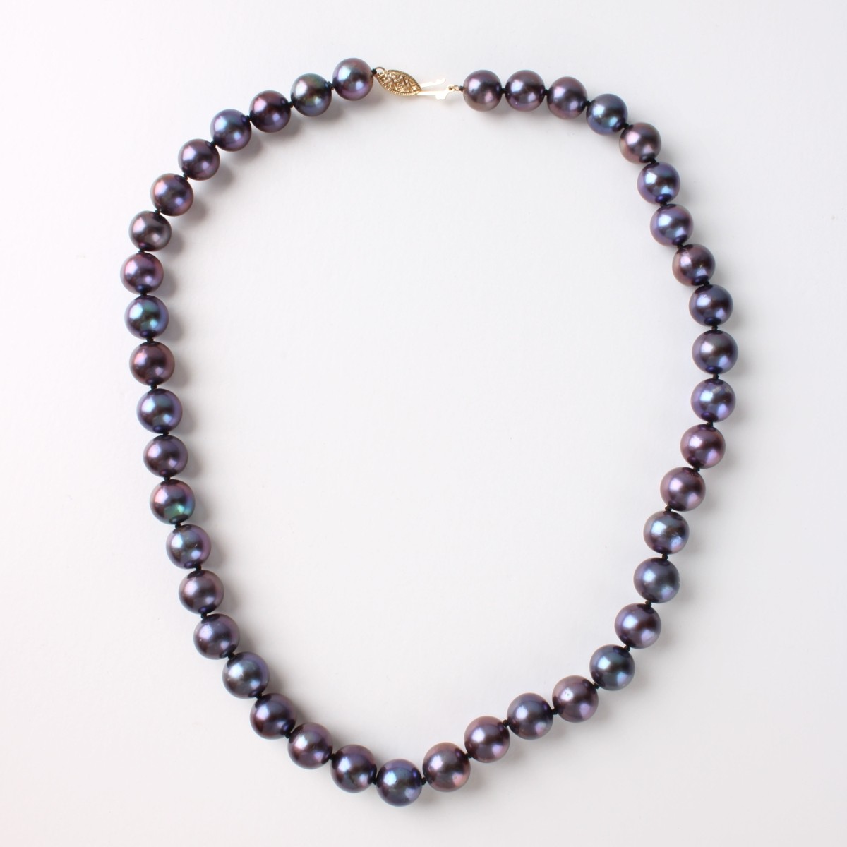 14K Yellow Gold and Pearl Necklace