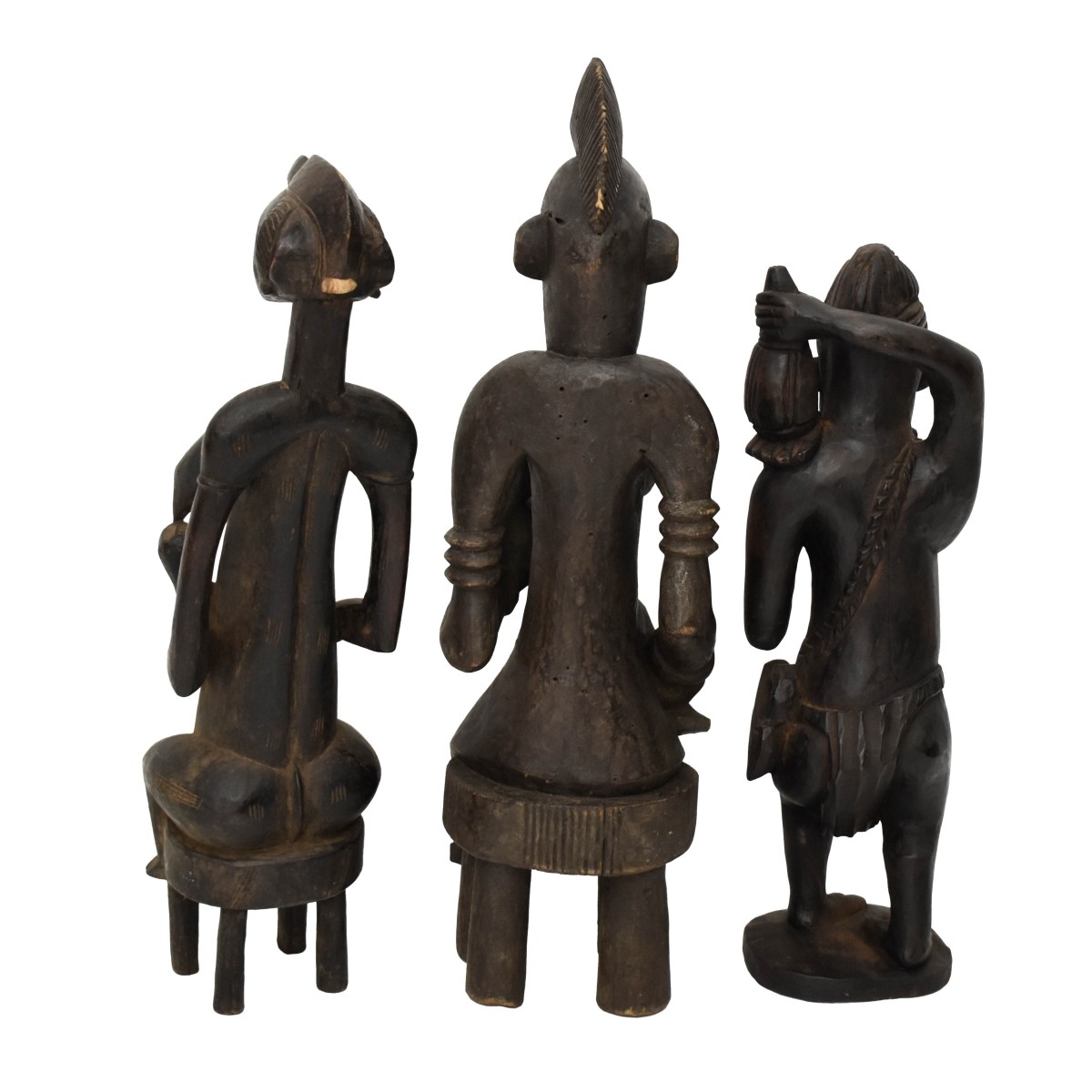 Vintage African Carved Wood Maternity Figures