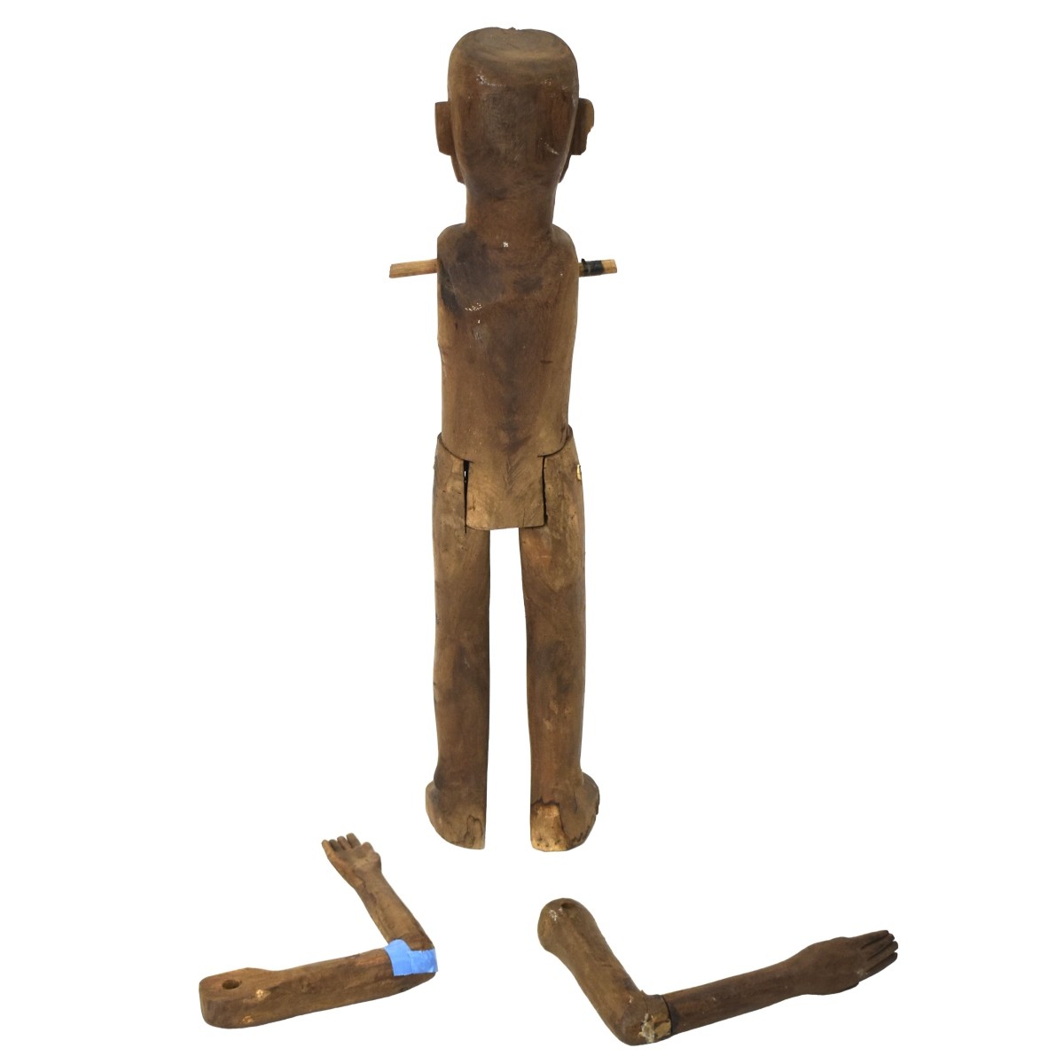 Large Vintage Carved African Tribal Figures