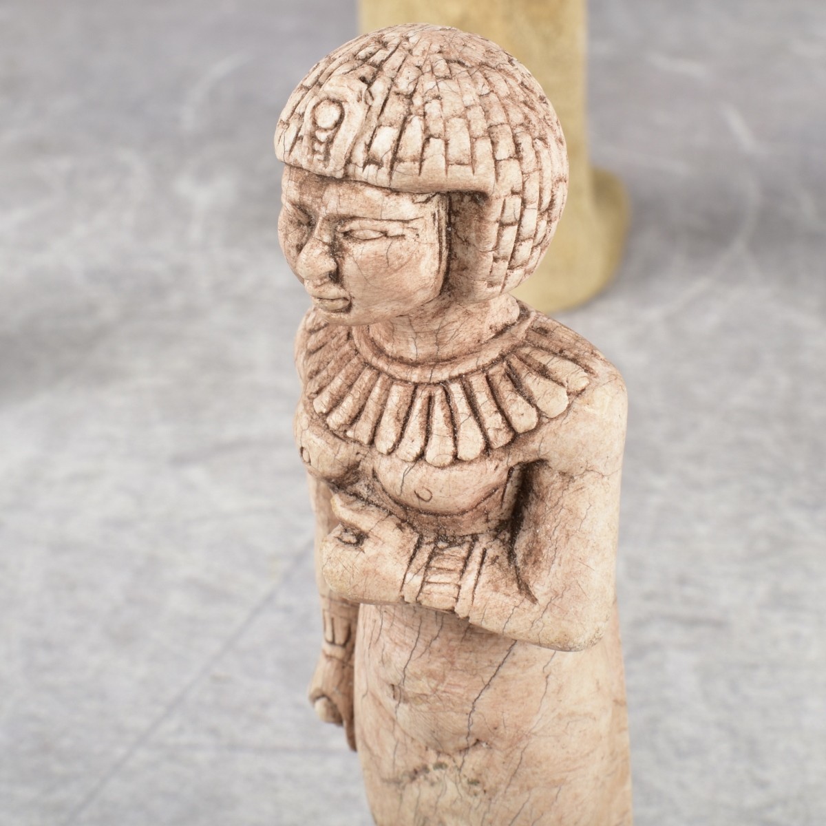 Egyptian Stone and Faience God Sculptures