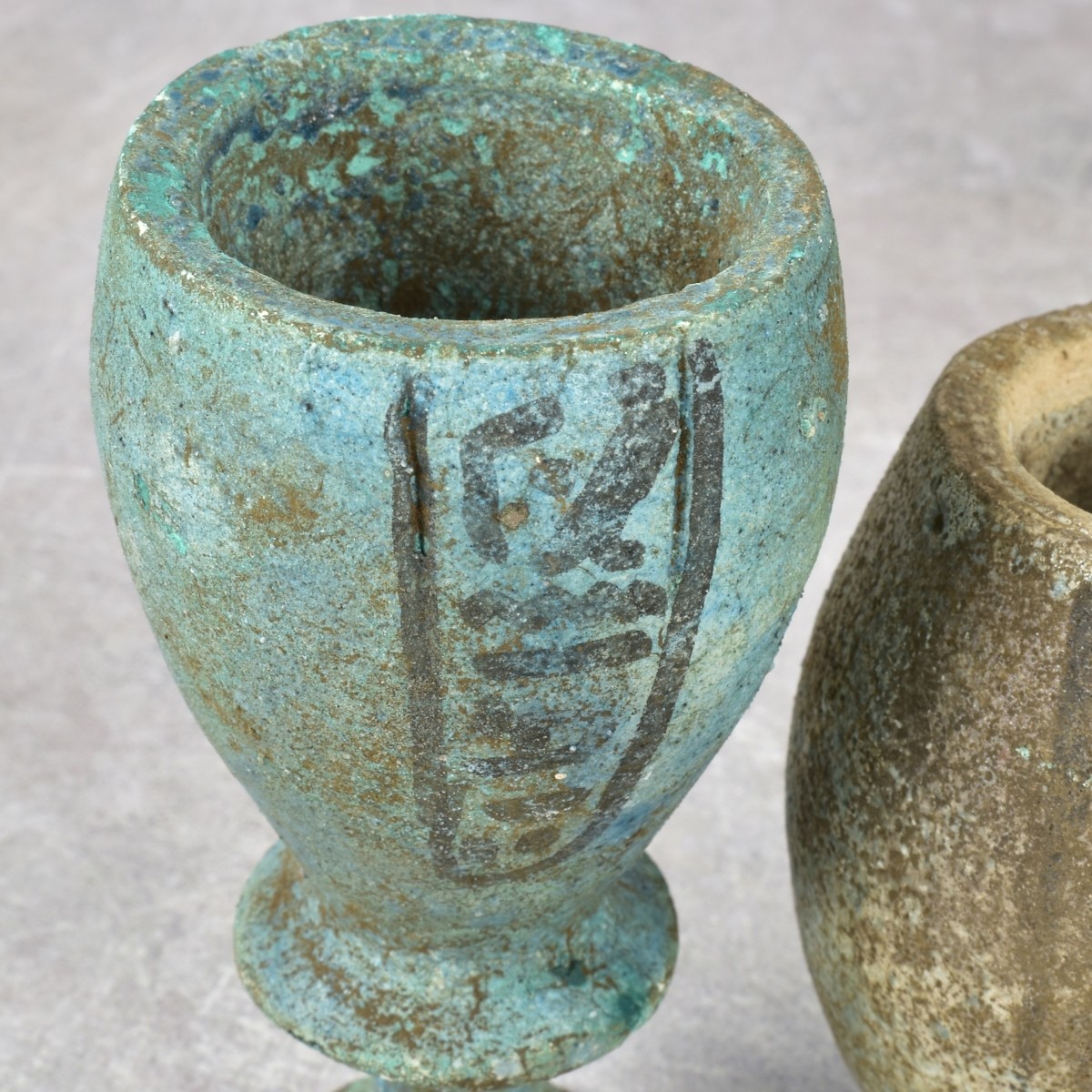 Egyptian Stone and Faience Pieces