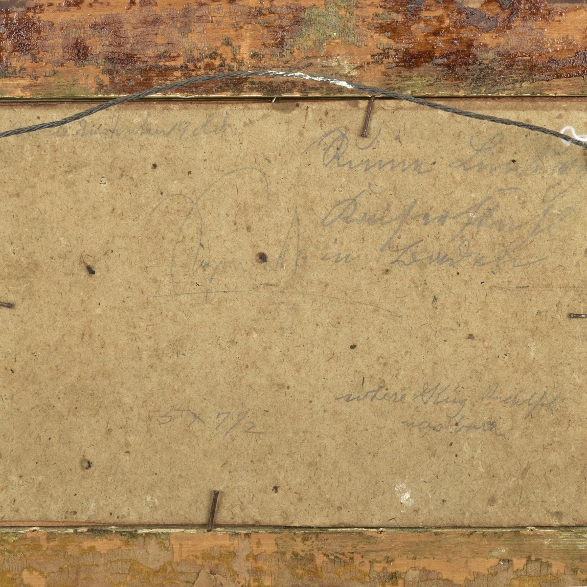 Antique English Oil Painting of a Landscape