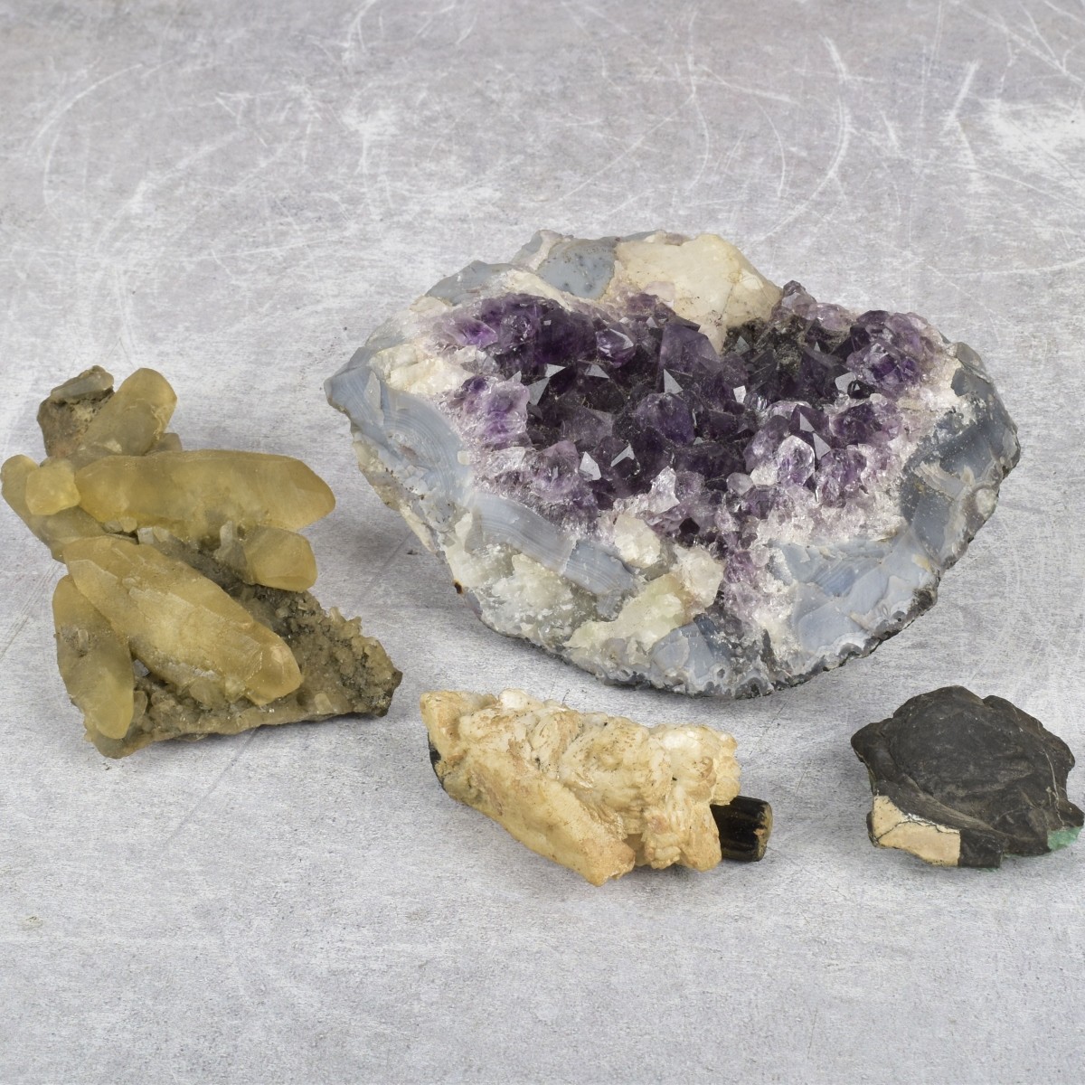 Collection of Natural Geodes/Rocks/Minerals