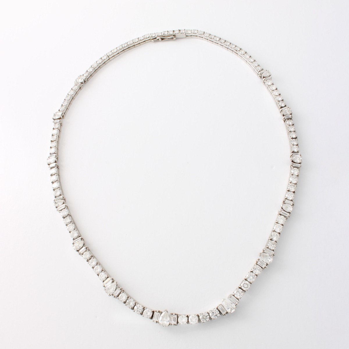 Diamond and Platinum Necklace