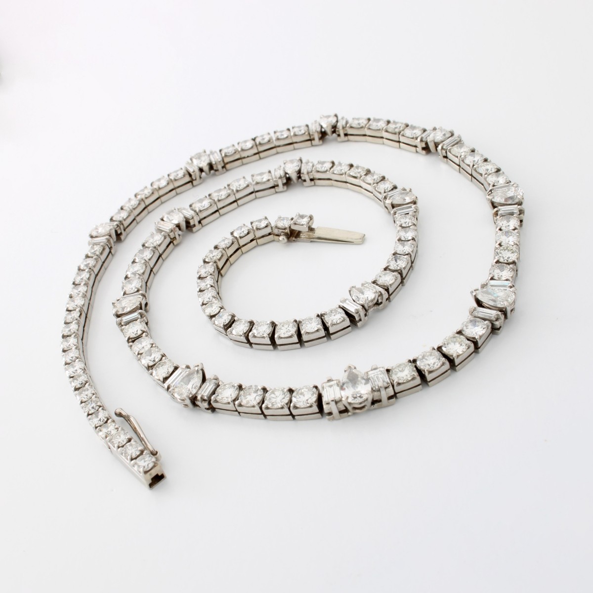 Diamond and Platinum Necklace