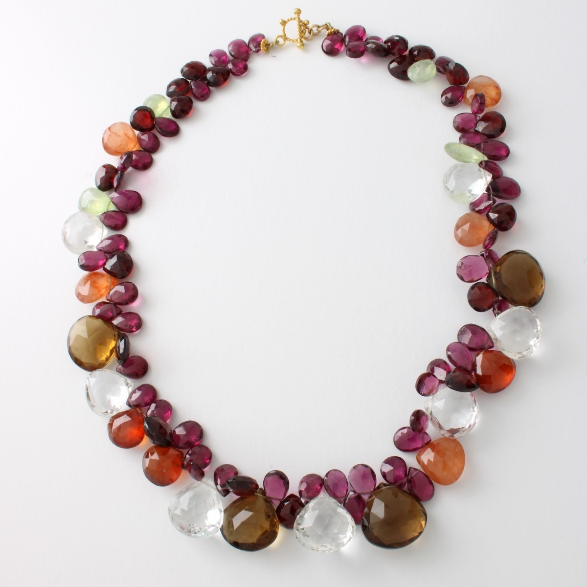 Gemstone and 18K Necklace