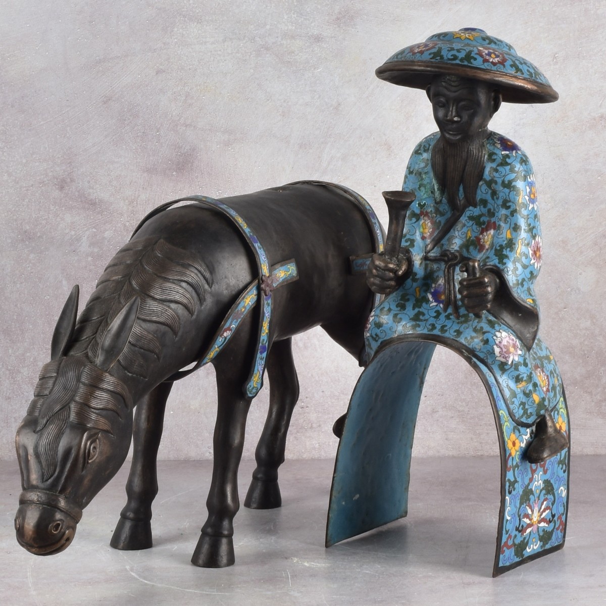 Vintage Chinese Sculpture of Su Shi