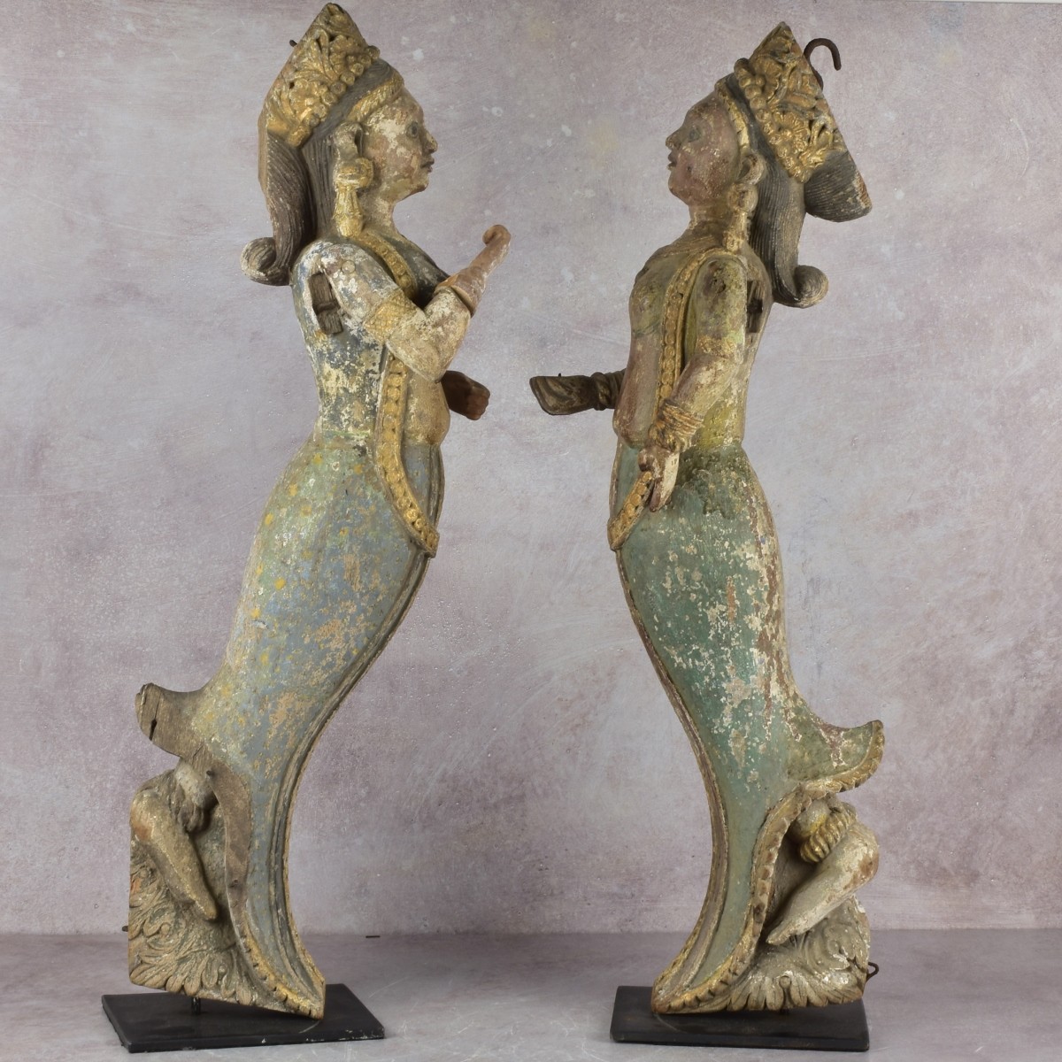 Antique Carved Asian Buddha's