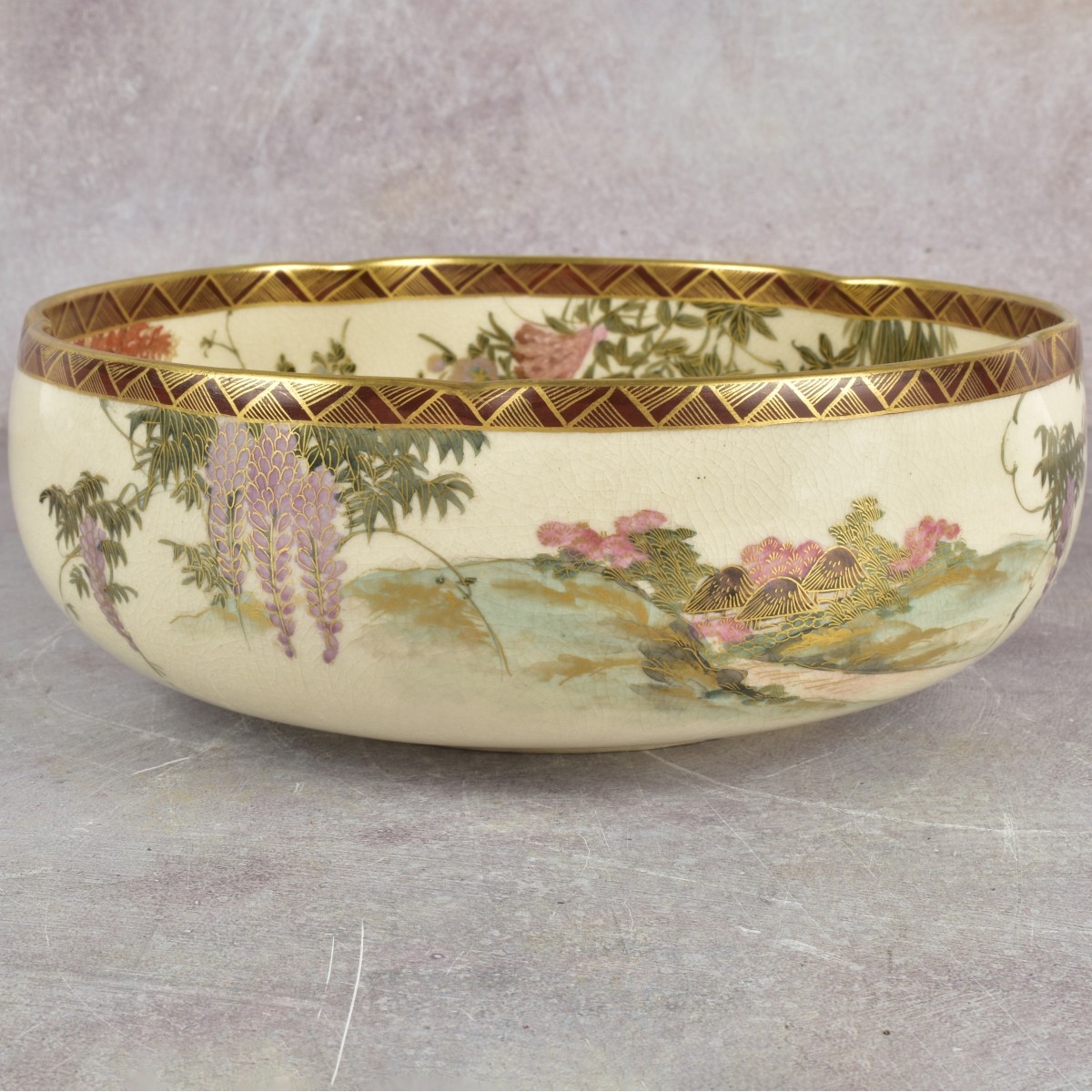 Vintage Japanese Satsuma Bowl