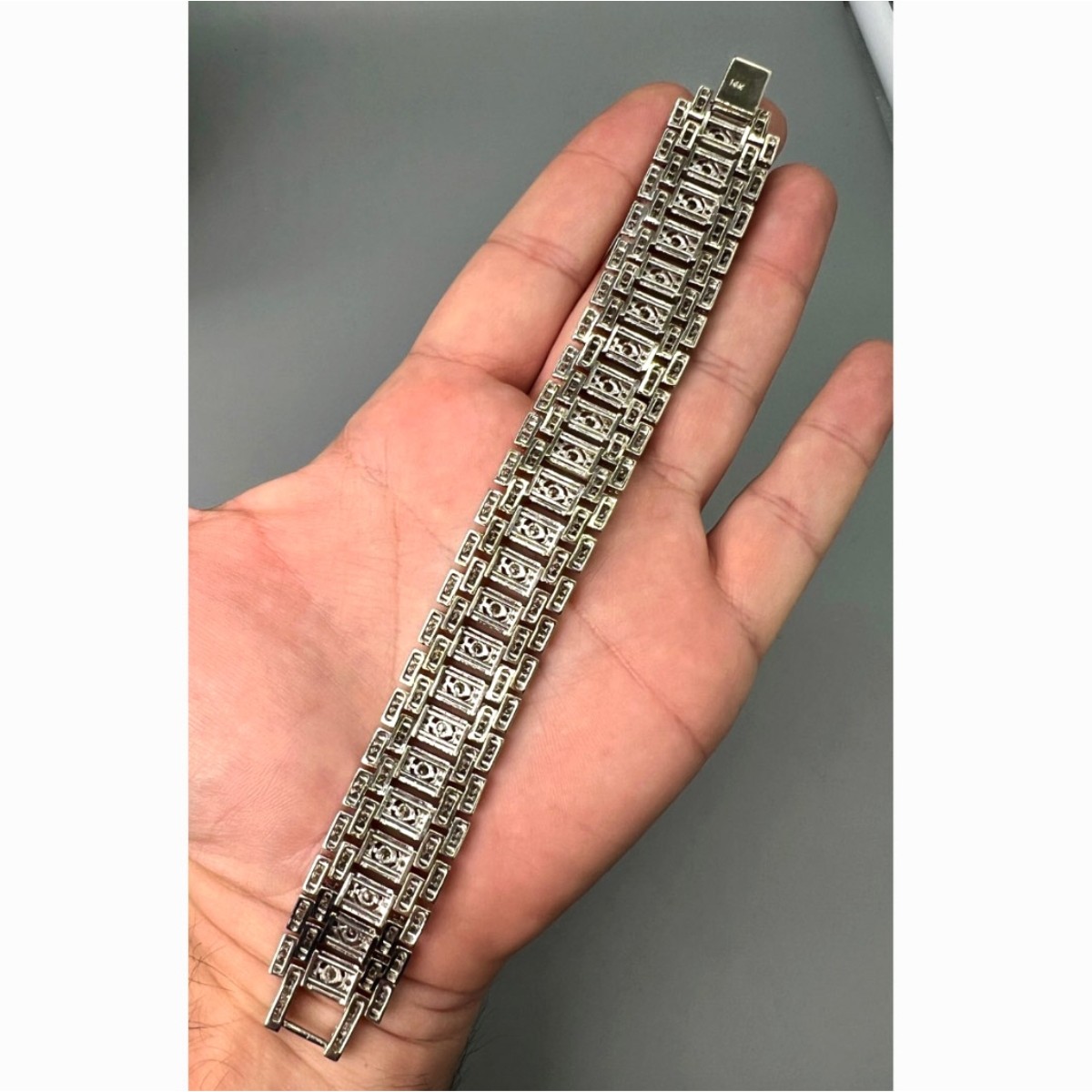 Diamond and 14K Bracelet