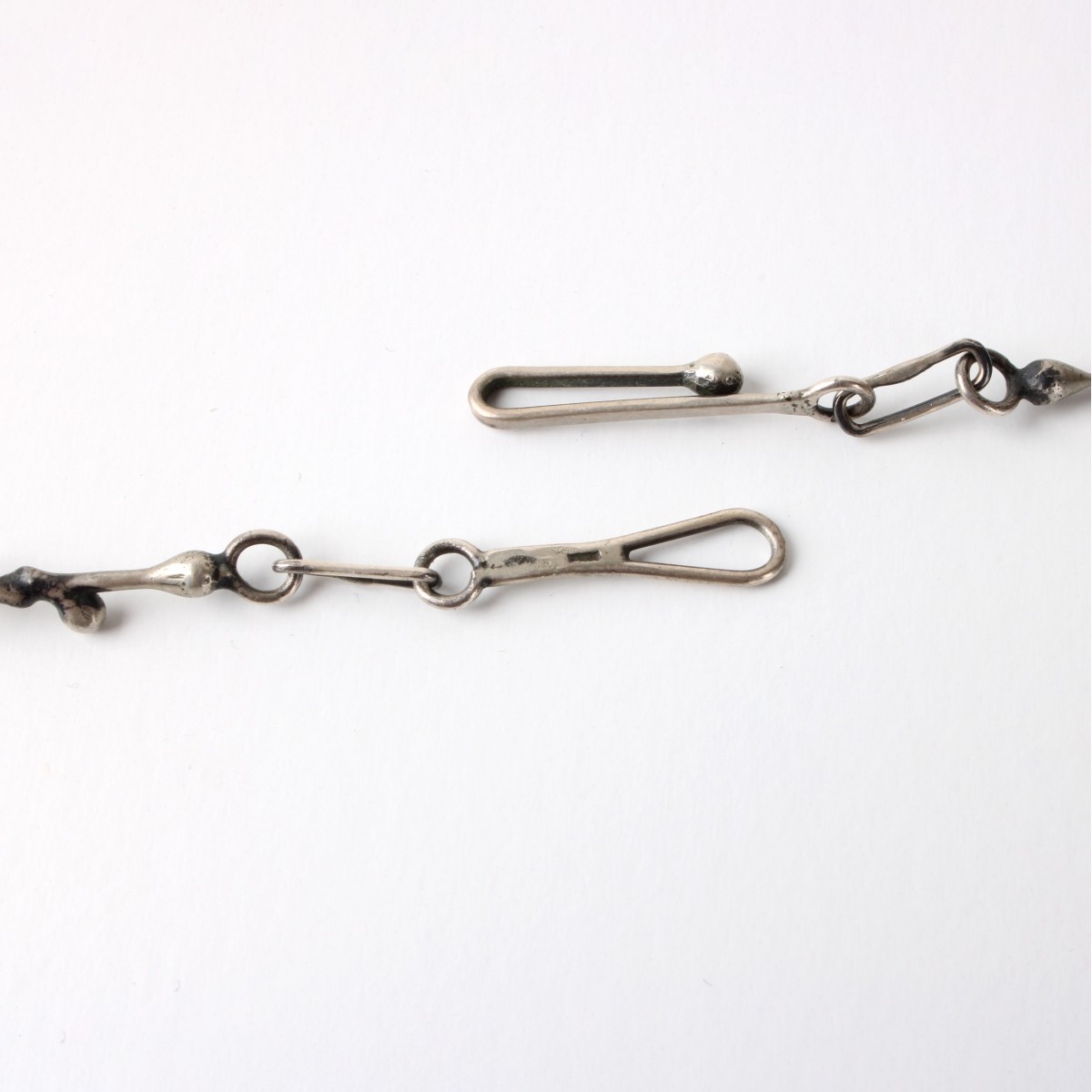 Art Nouveau Amber & Silver Necklace