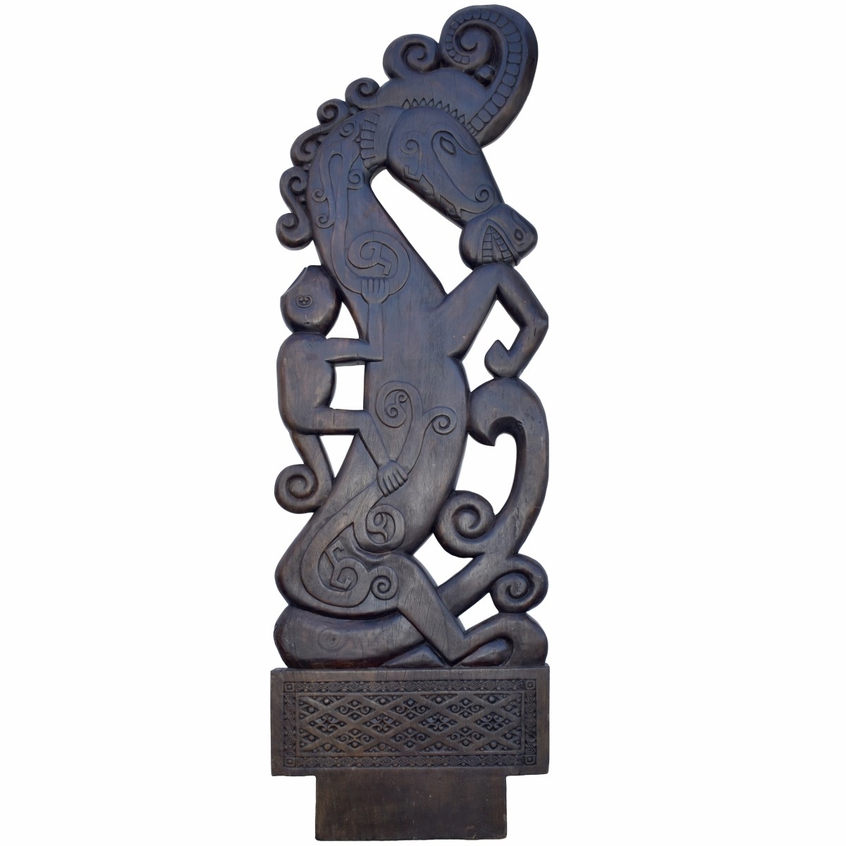 Monumental Indonesian Horse Sculpture