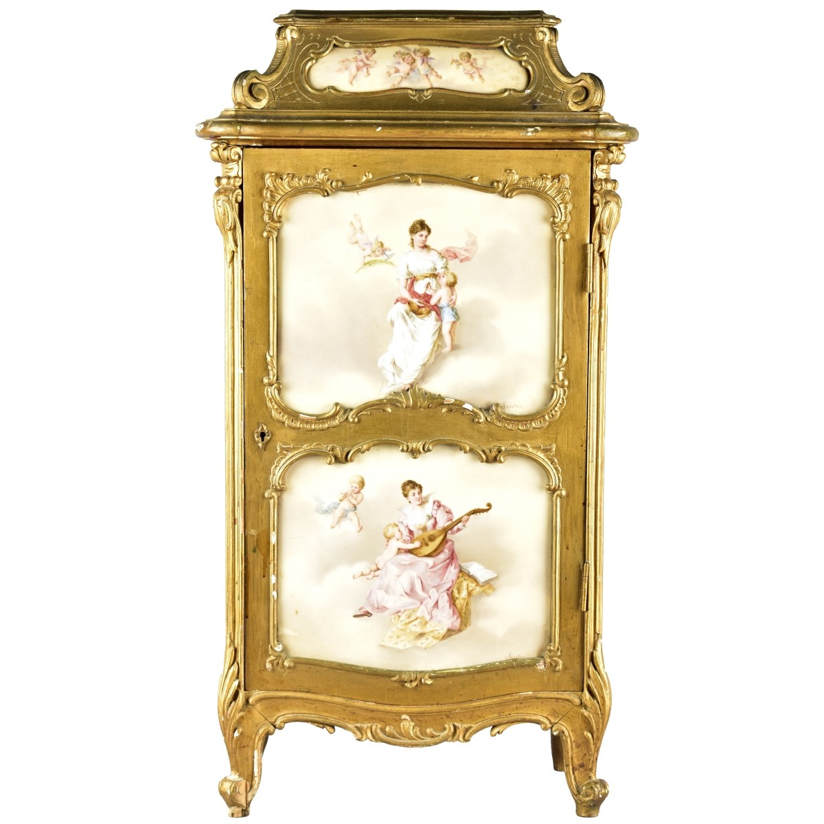 Louis XV style Jewelry Cabinet
