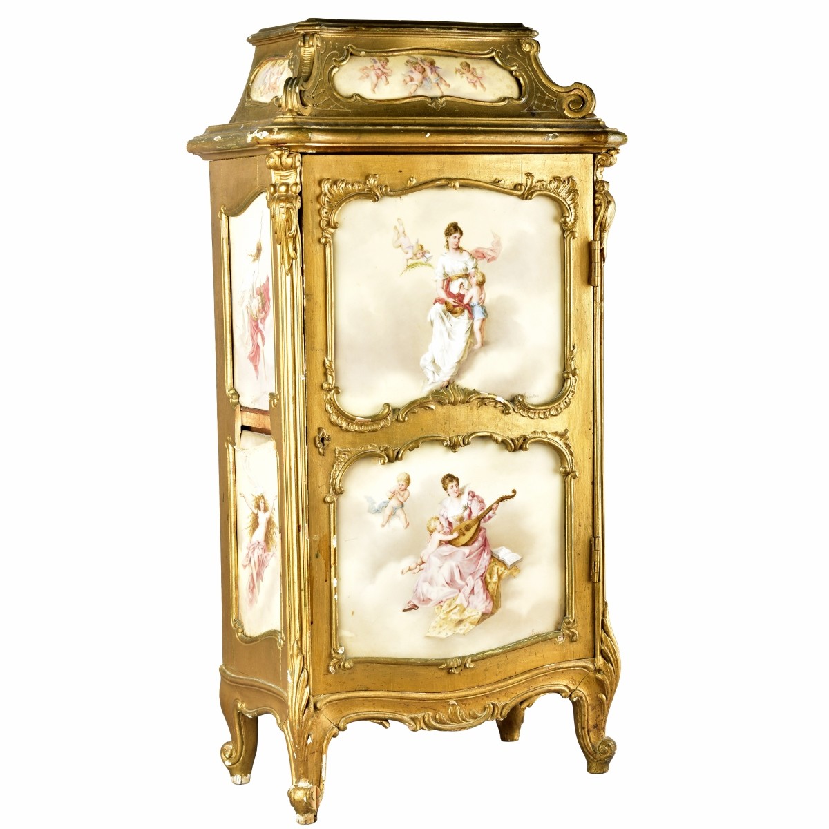 Louis XV style Jewelry Cabinet