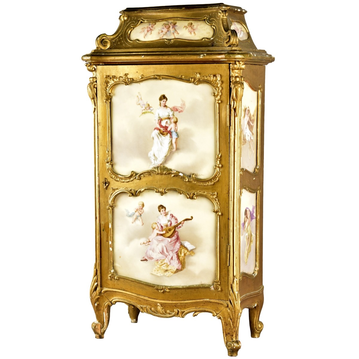 Louis XV style Jewelry Cabinet