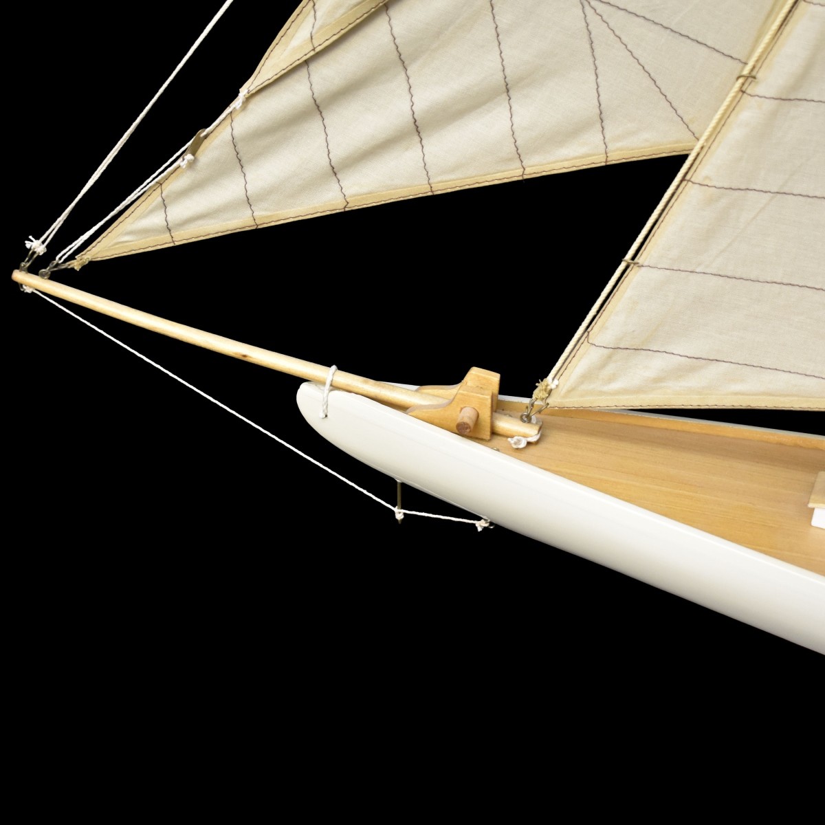 Fully Rigged Sailboat Model