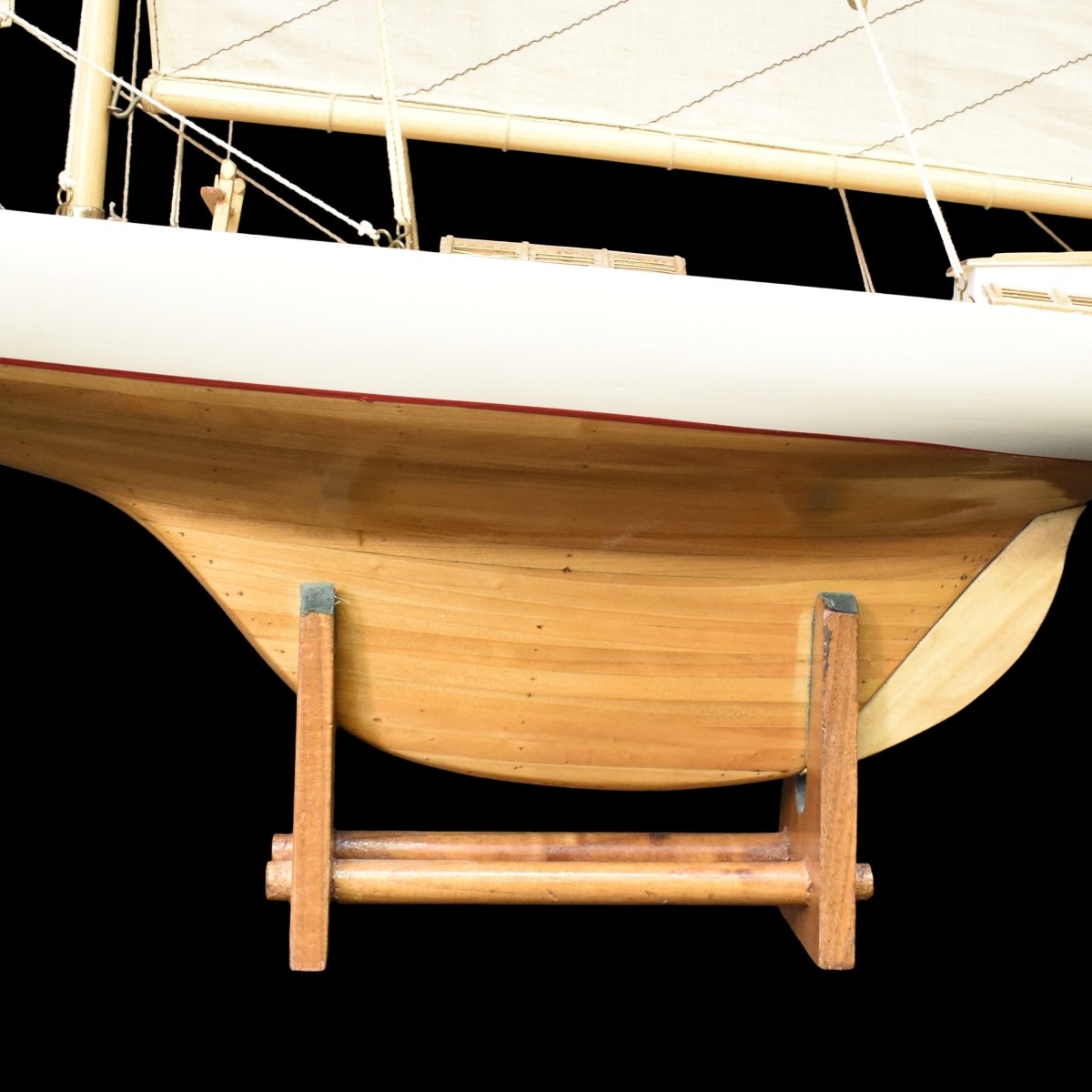 Fully Rigged Sailboat Model