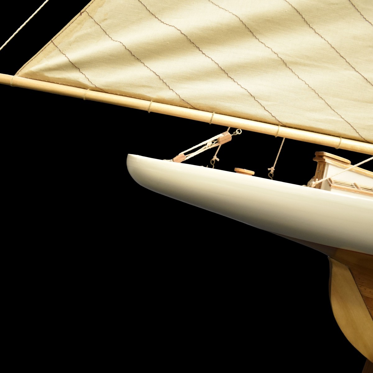 Fully Rigged Sailboat Model