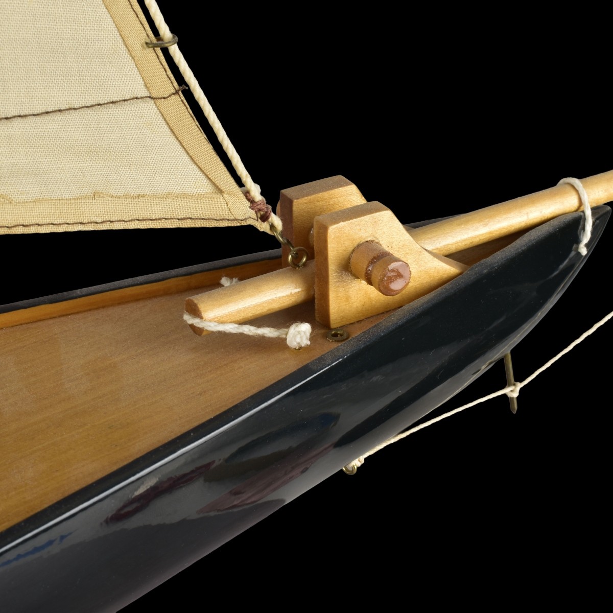 Fully Rigged Sailboat Model
