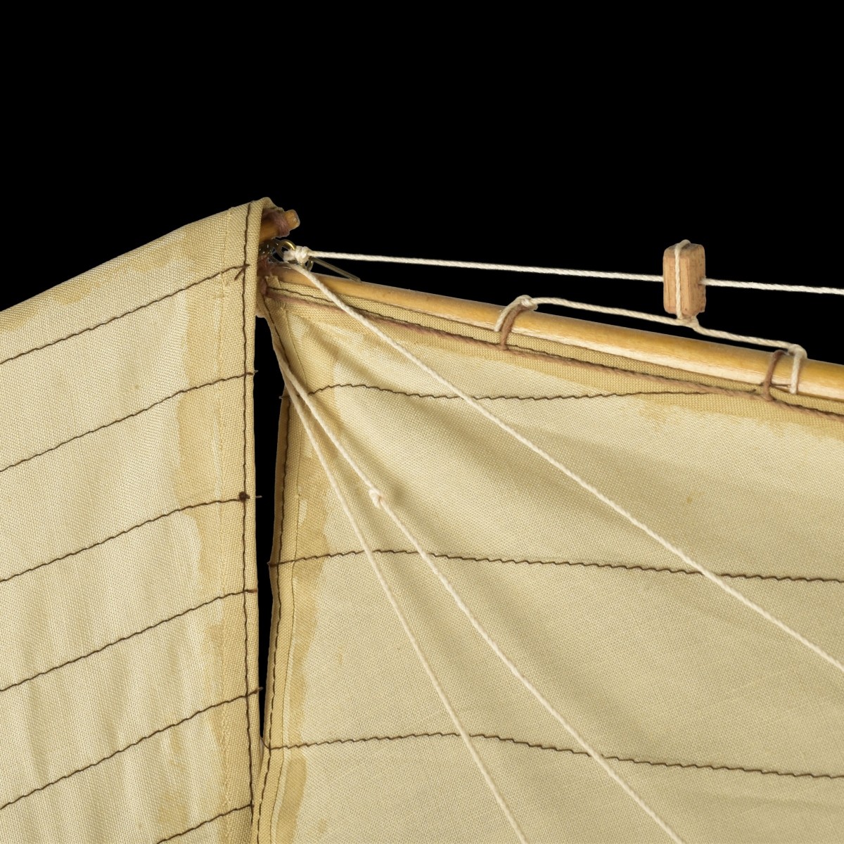 Fully Rigged Sailboat Model