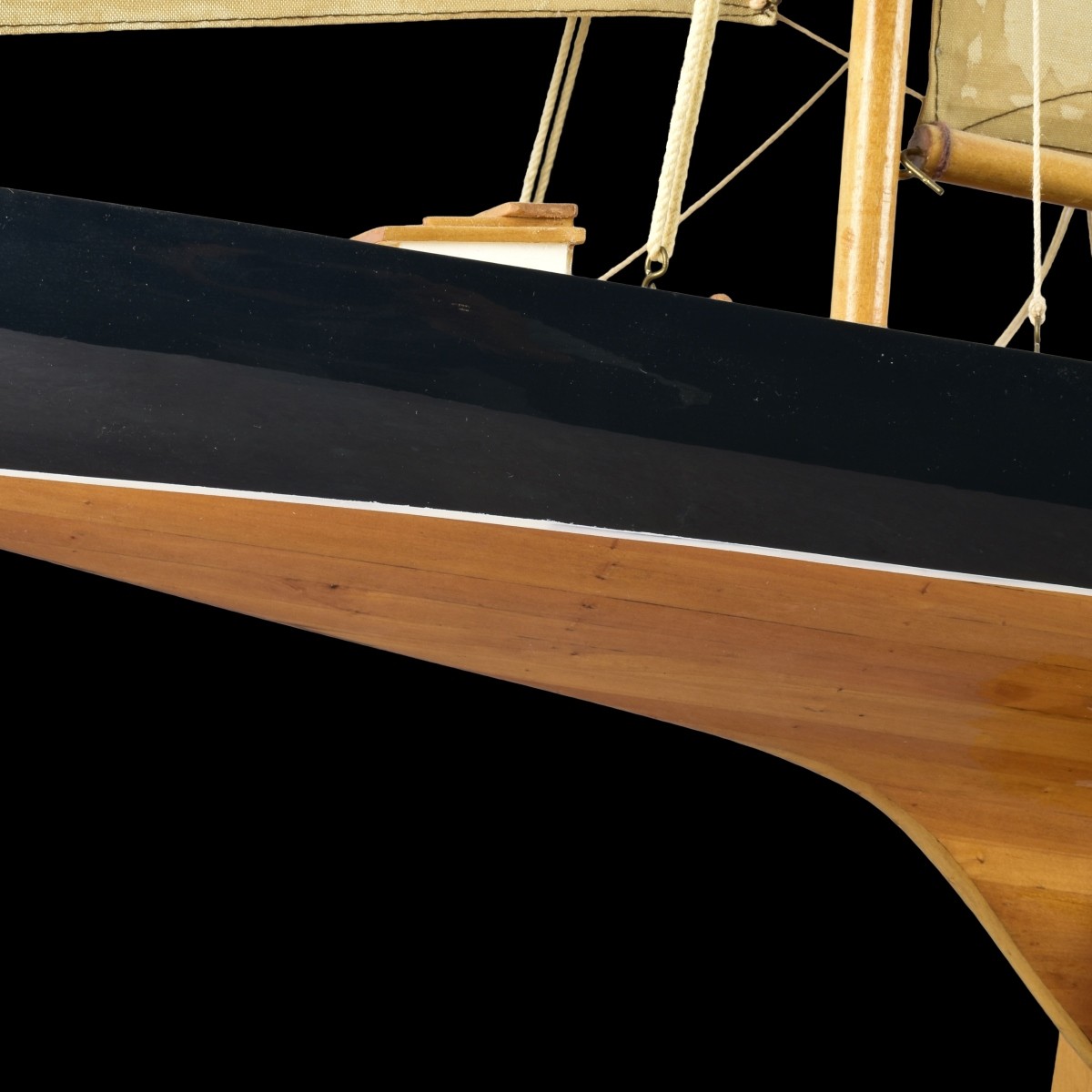 Fully Rigged Sailboat Model