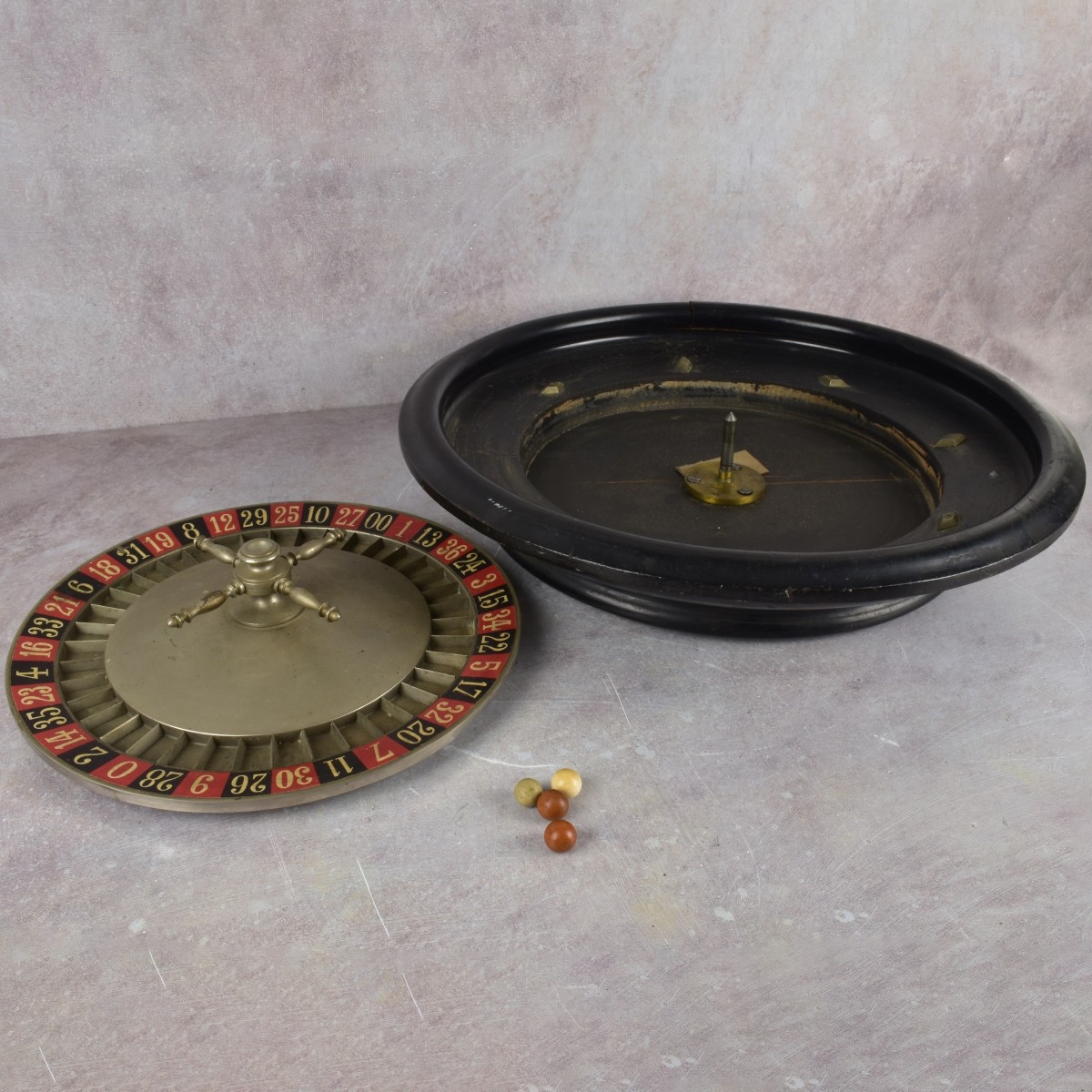 Vintage French Roulette Wheel