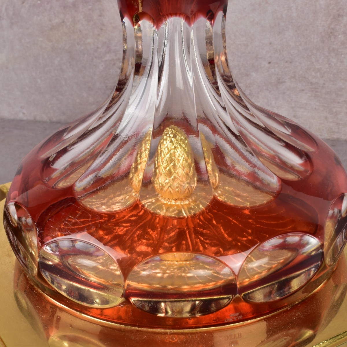 Large Czech Bohemian Vases