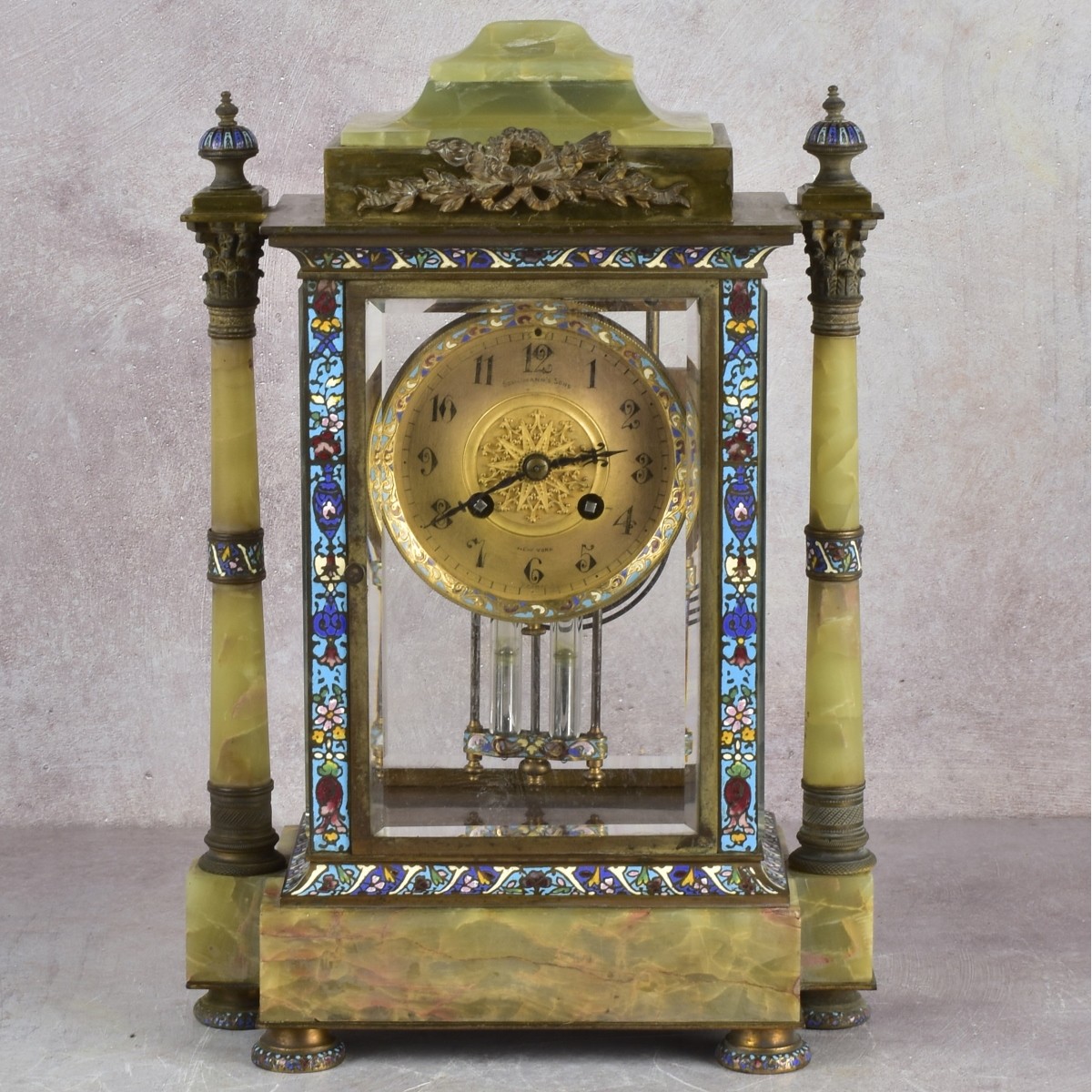French Samuel Marti Mantle Clock.