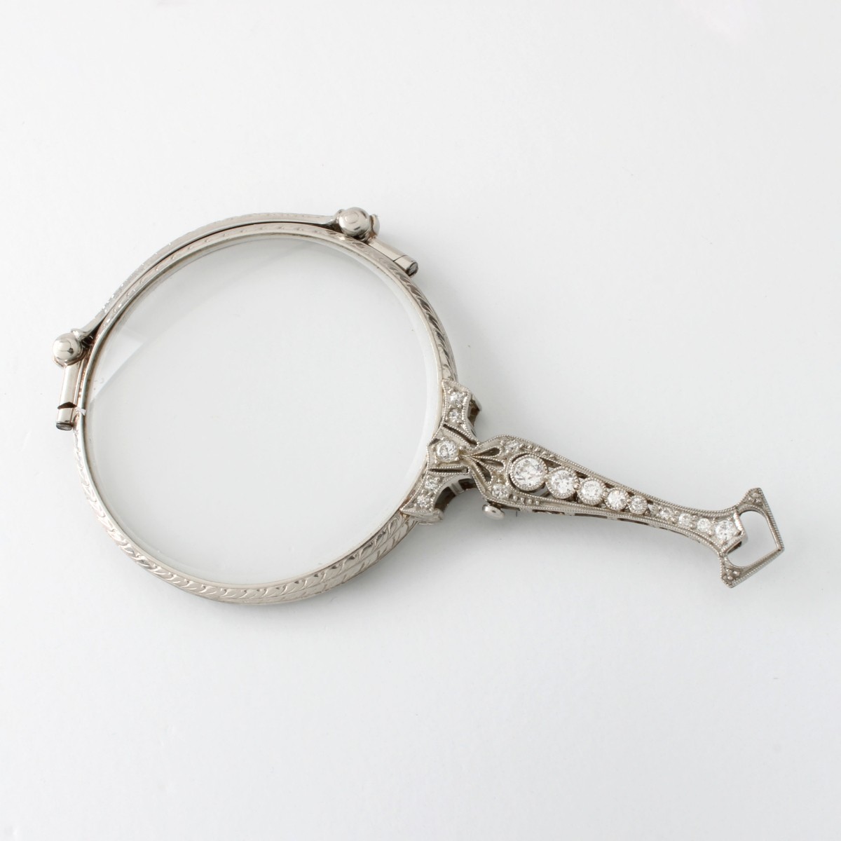 Diamond and Platinum Lorgnette
