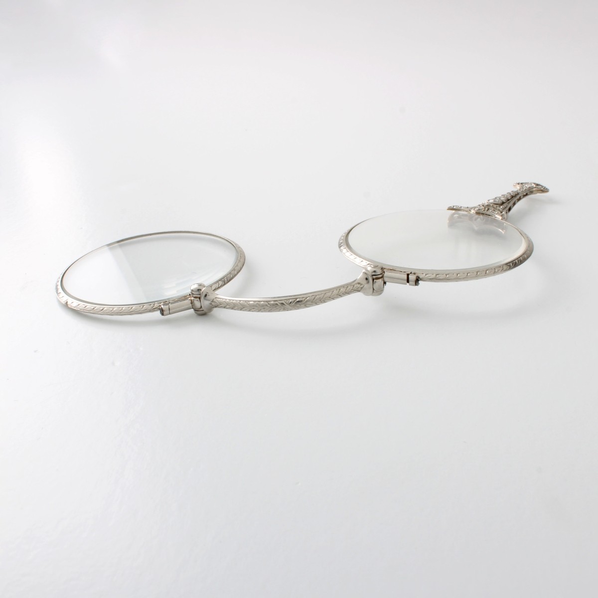 Diamond and Platinum Lorgnette