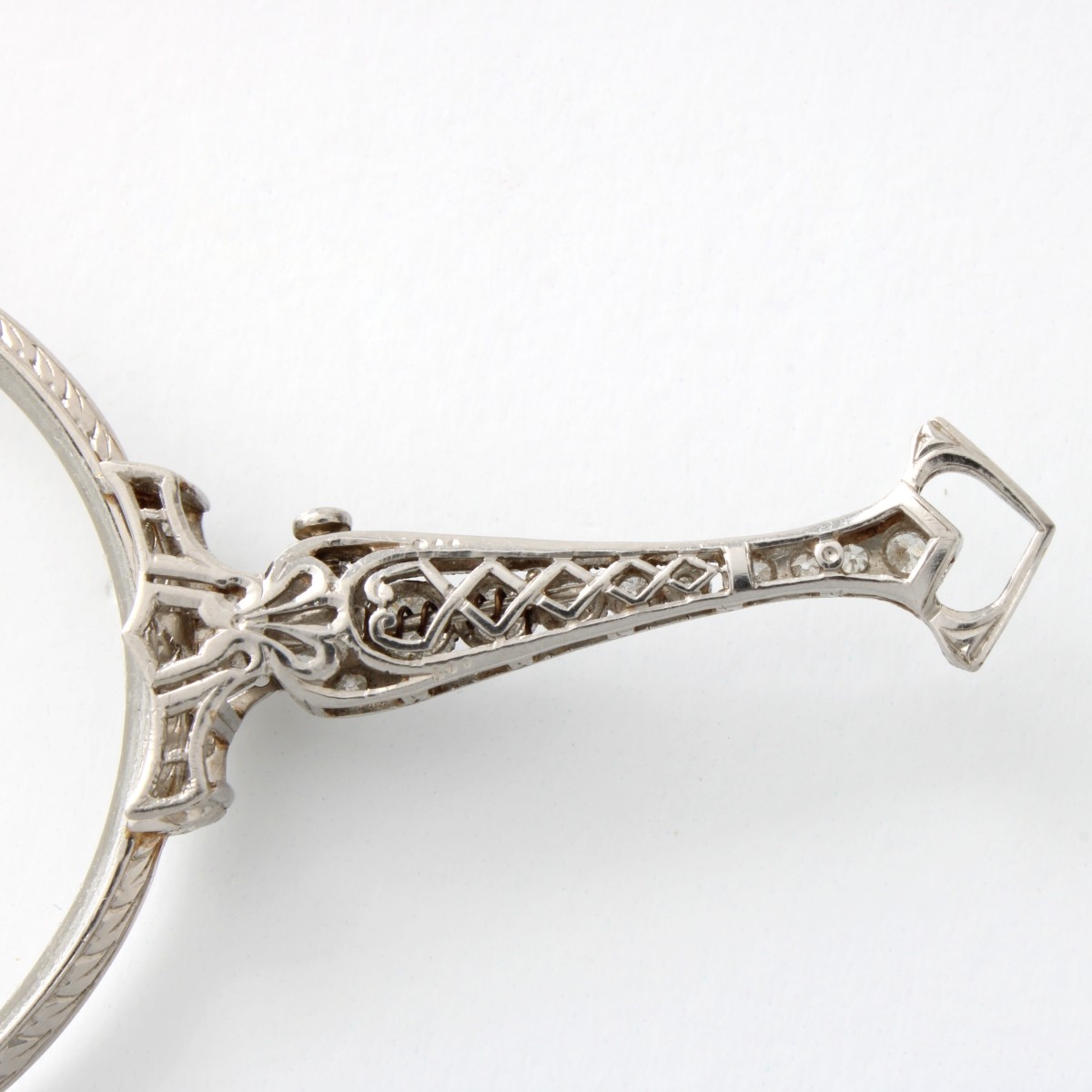 Diamond and Platinum Lorgnette