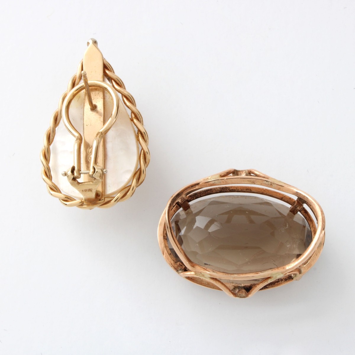 14K Pendant and Earring