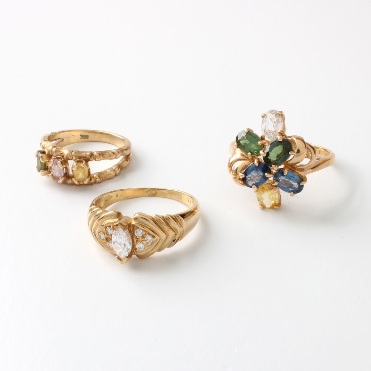 Three Vintage Rings