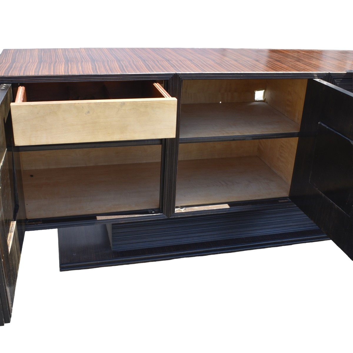 Art Deco Macassar Ebony Credenza