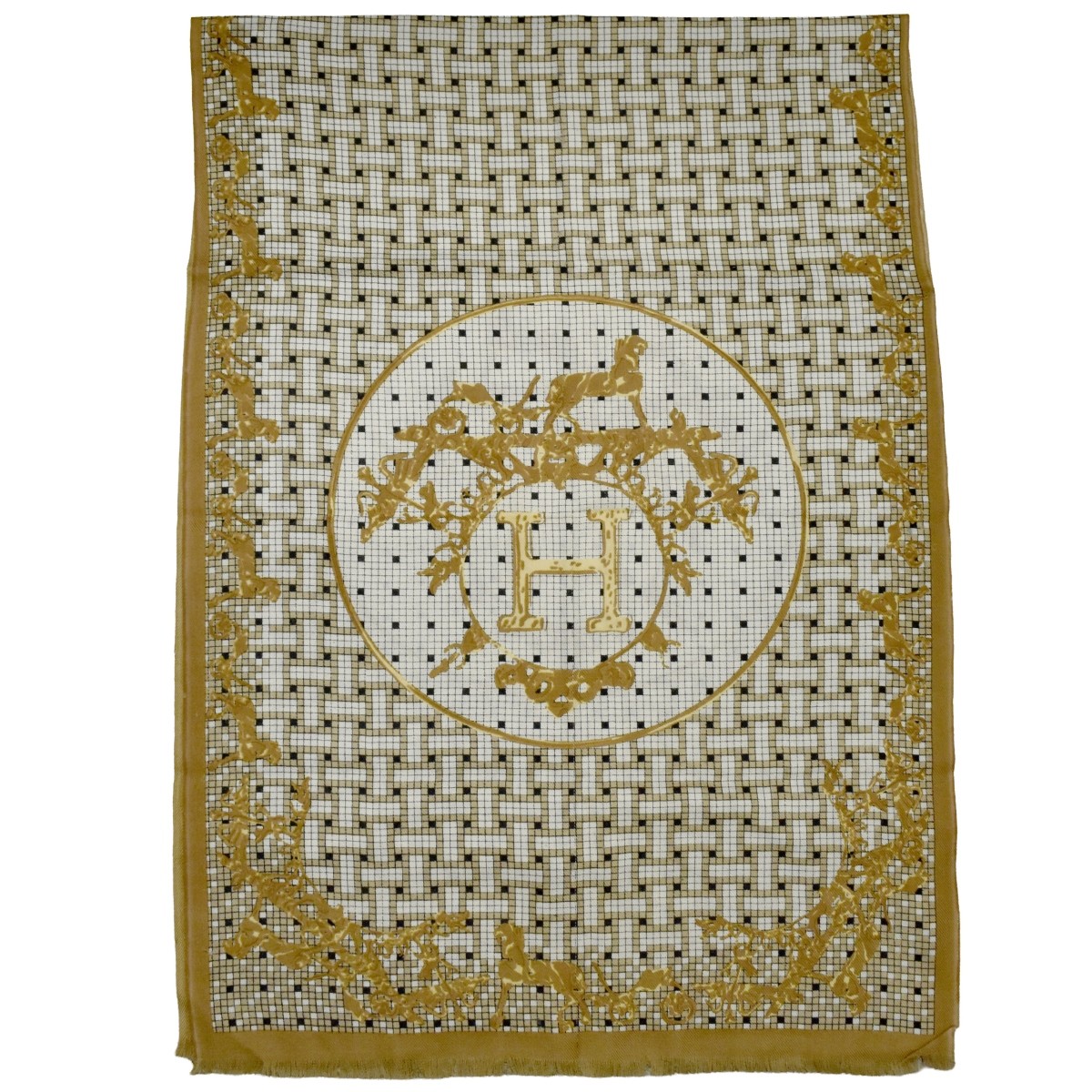 Hermes Wool Scarf
