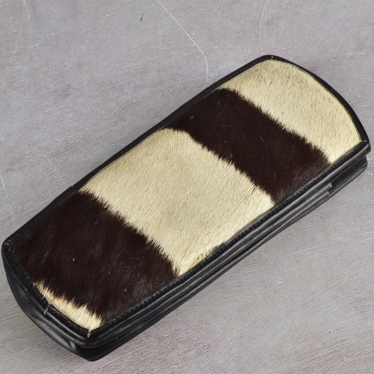 Zebra Skin Box and Glasses Case