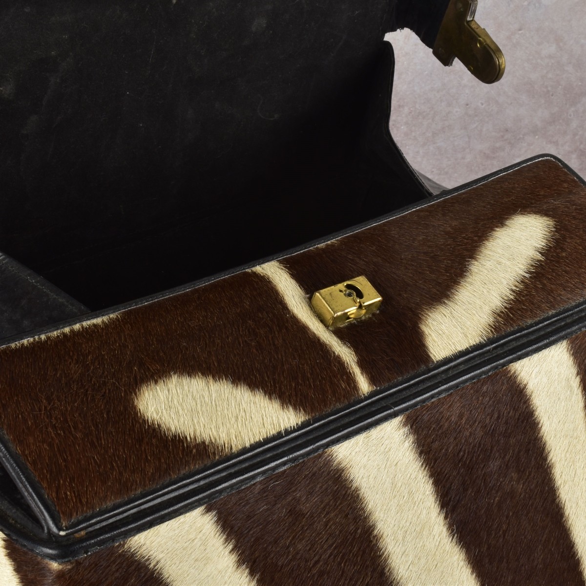 Zebra Skin Travel Case