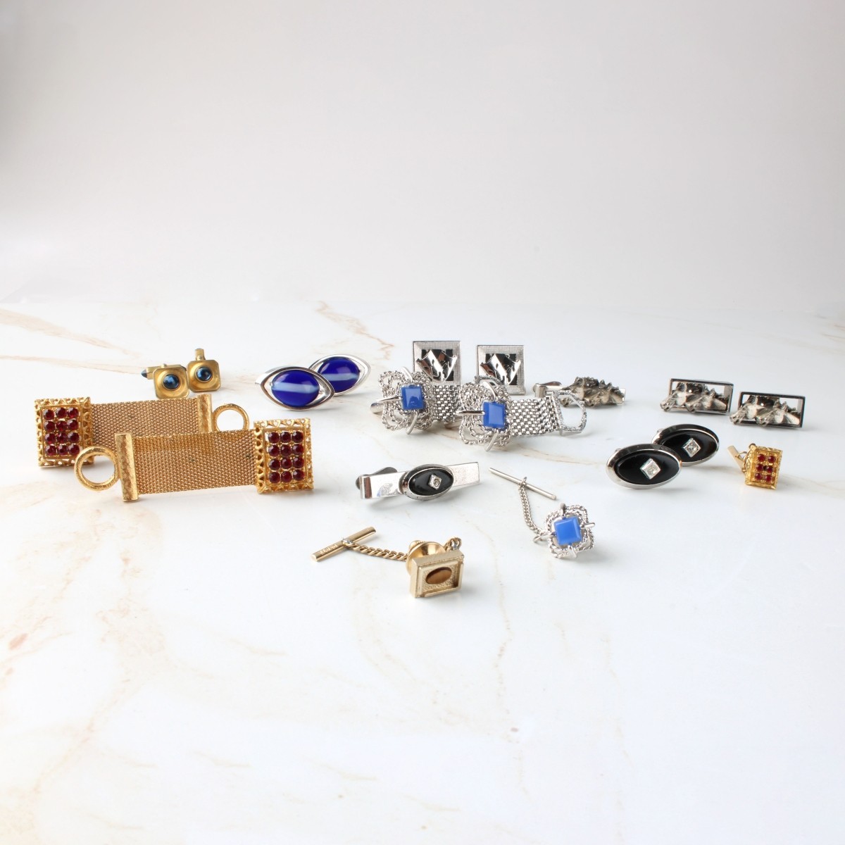 Vintage Cufflinks and Tie Clips