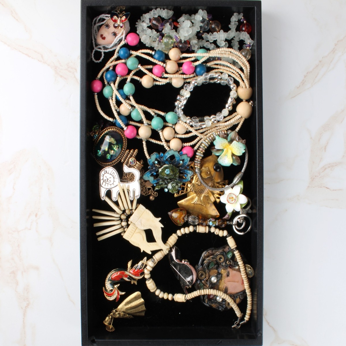 Tray Lot of Fashion Jewelry
