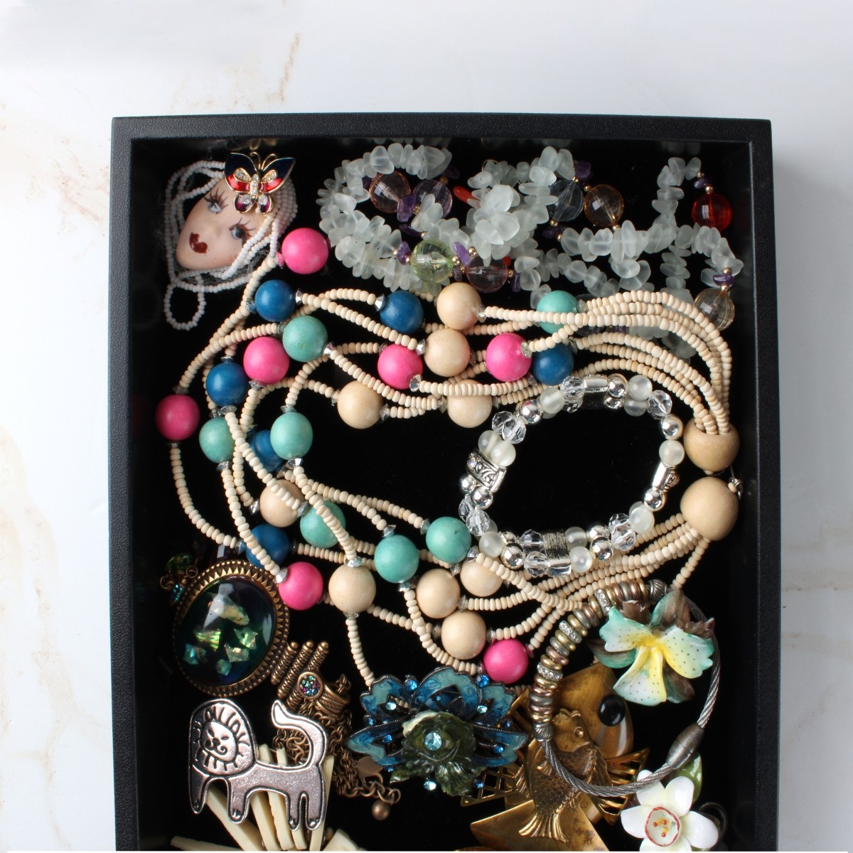 Tray Lot of Fashion Jewelry