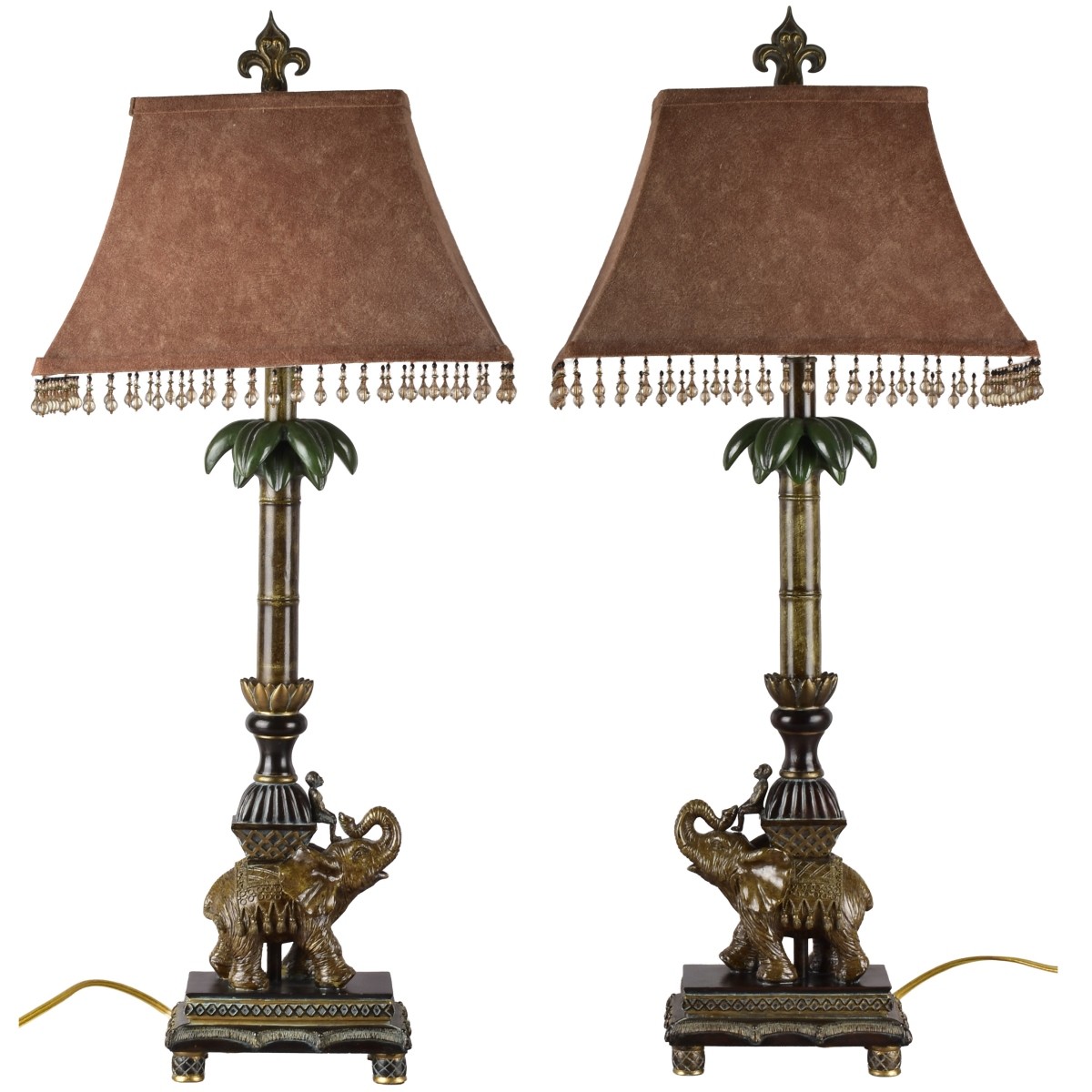 Vintage Elephant Lamps