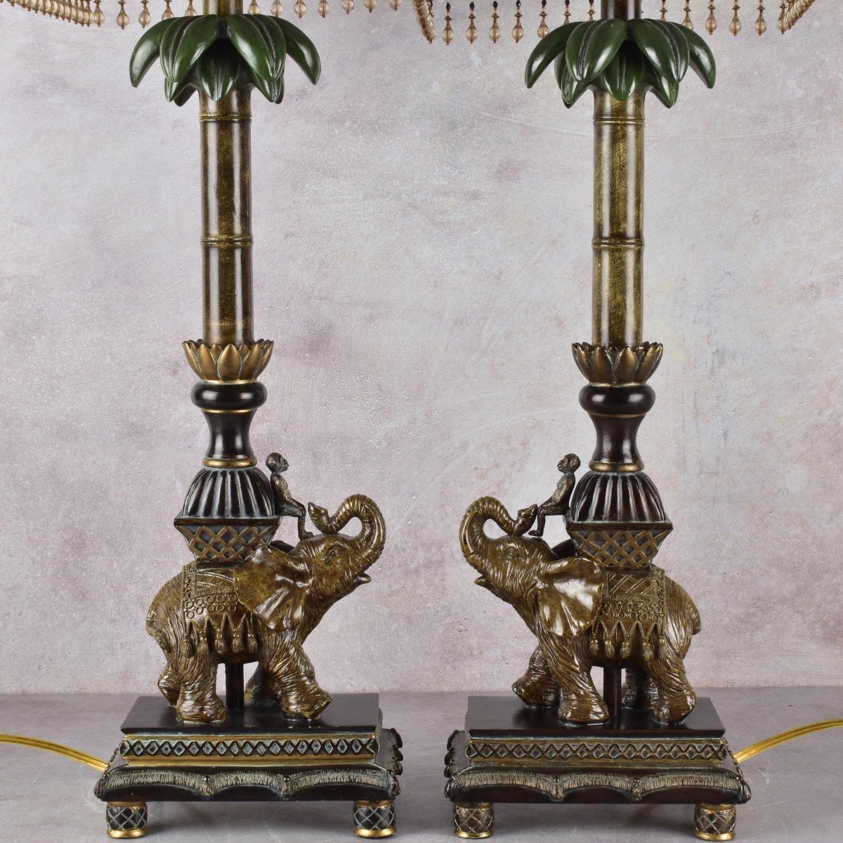 Vintage Elephant Lamps