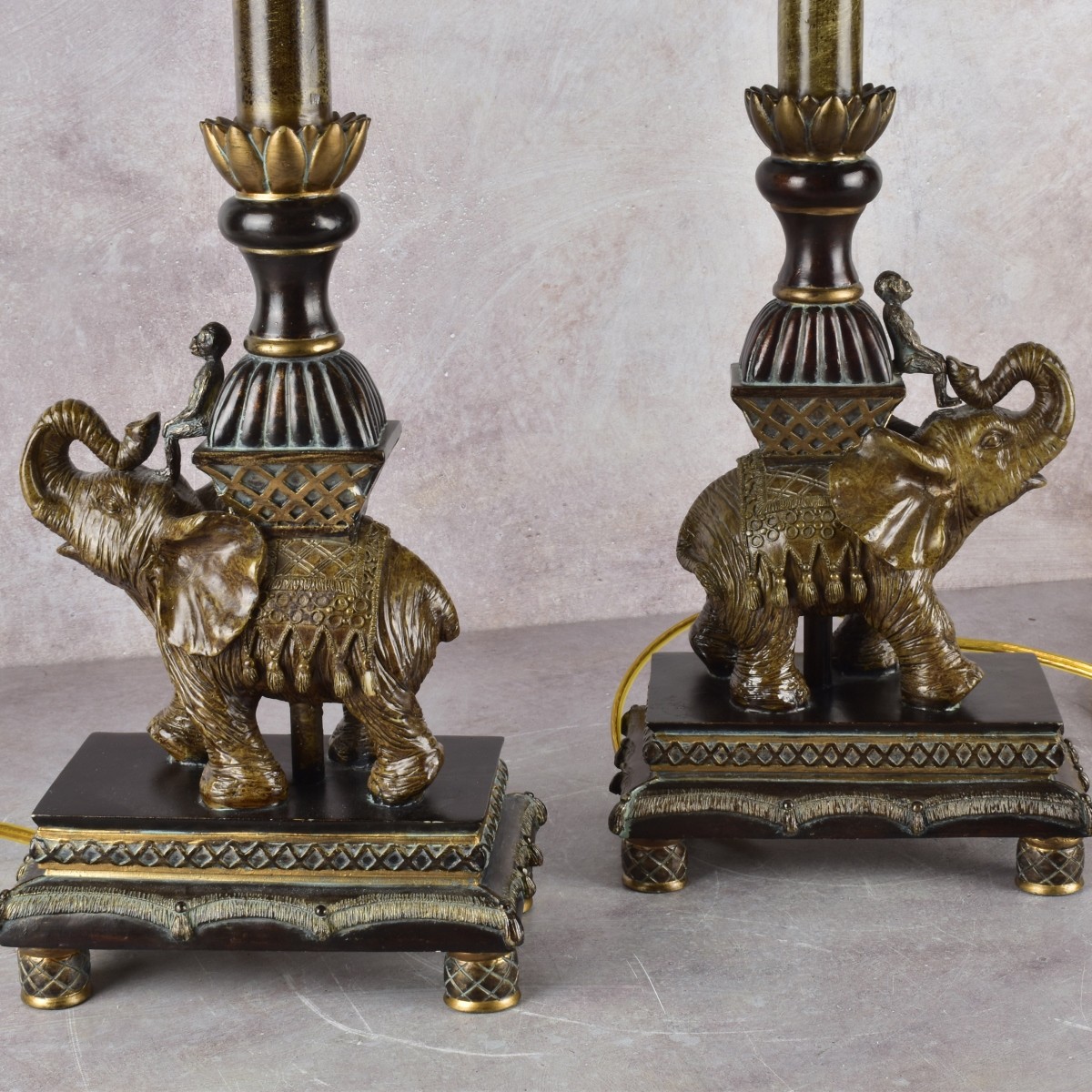 Vintage Elephant Lamps